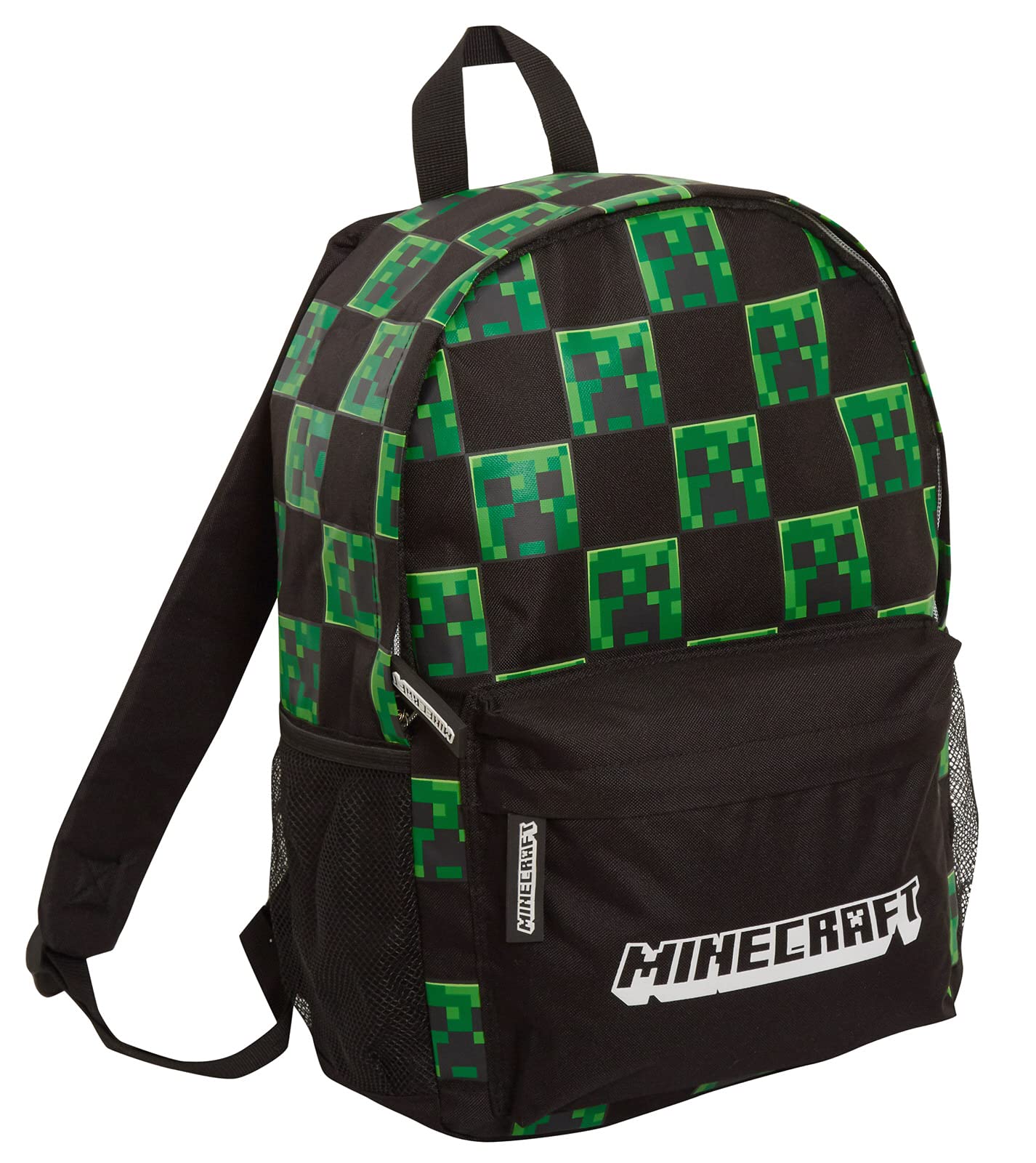 Minecraft Creeper Themed Gaming Backpack for Kids & Adults - Durable Laptop Backpack for School, Work & Travel - Perfect Gift for Gamers & Minecraft Fans