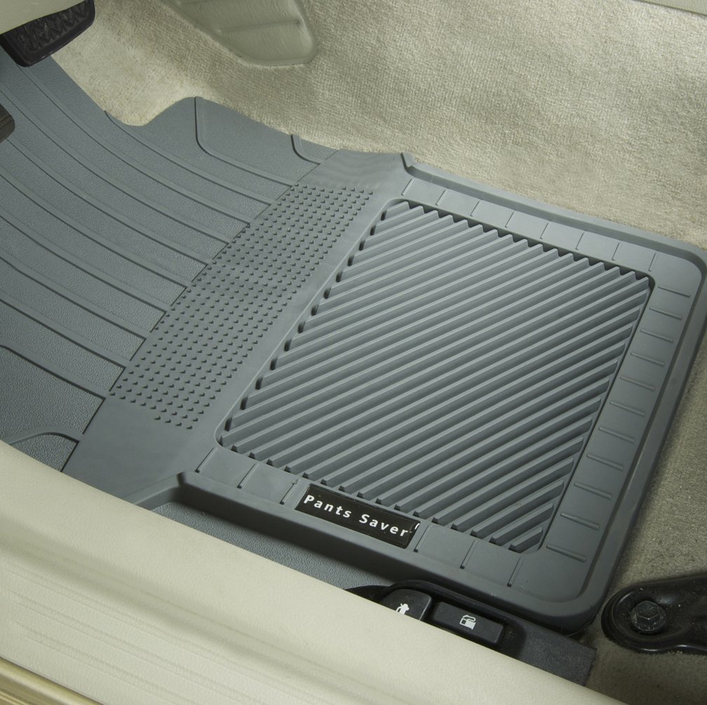 PantsSaver Custom Fit All-Weather Floor Mats for 2004 Toyota Matrix - Heavy Duty Front & Rear Seat Car Mats (4-Piece Set, Grey) | Perfect for Winter Snow, Rain Protection & Daily Commuting