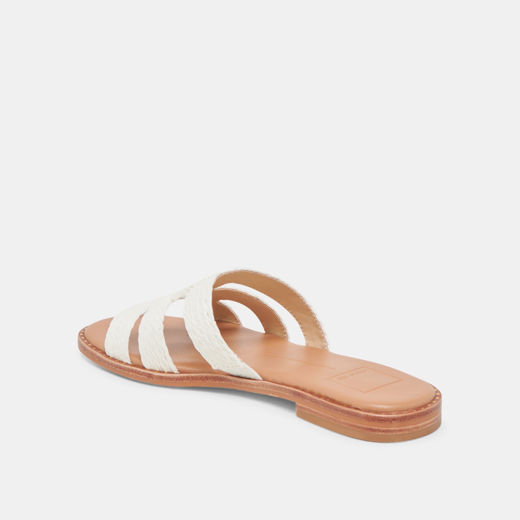 Emon Women's White Raffia Sandals - Comfortable Beach & Summer Casual Shoes for Walking, Travel, and Outdoor Activities