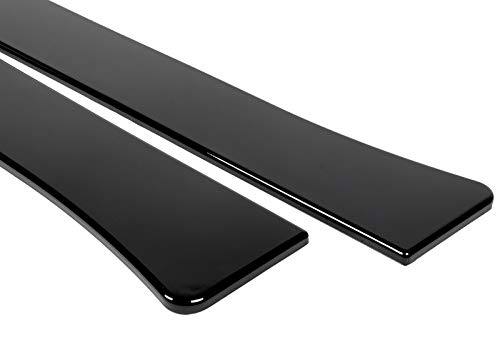 3PCS Front Bumper Lip Spoiler + 6PCS Side Skirt Extensions for 2015-2021 Subaru WRX STI | Universal 86