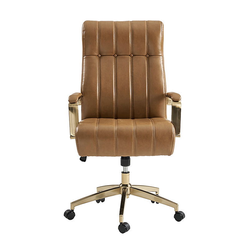 Premium Conelius Leather Ergonomic Executive Office Chair - High Back Adjustable Swivel Chair with Lumbar Support for Home & Office Workspace, Perfect for Long Hours Sitting Comfort