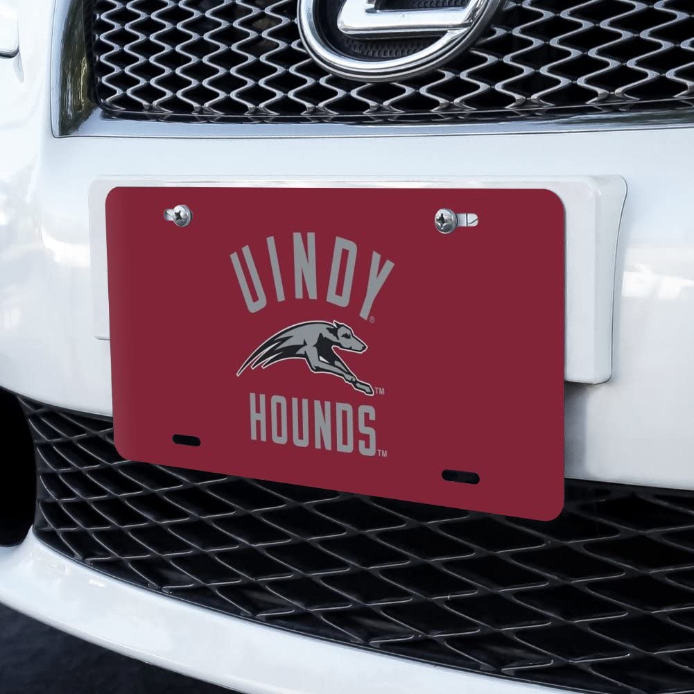 University of Indianapolis Greyhounds Novelty Metal Vanity License Plate - Perfect for Car Decoration, Dorm Room, or Tailgating Accessories