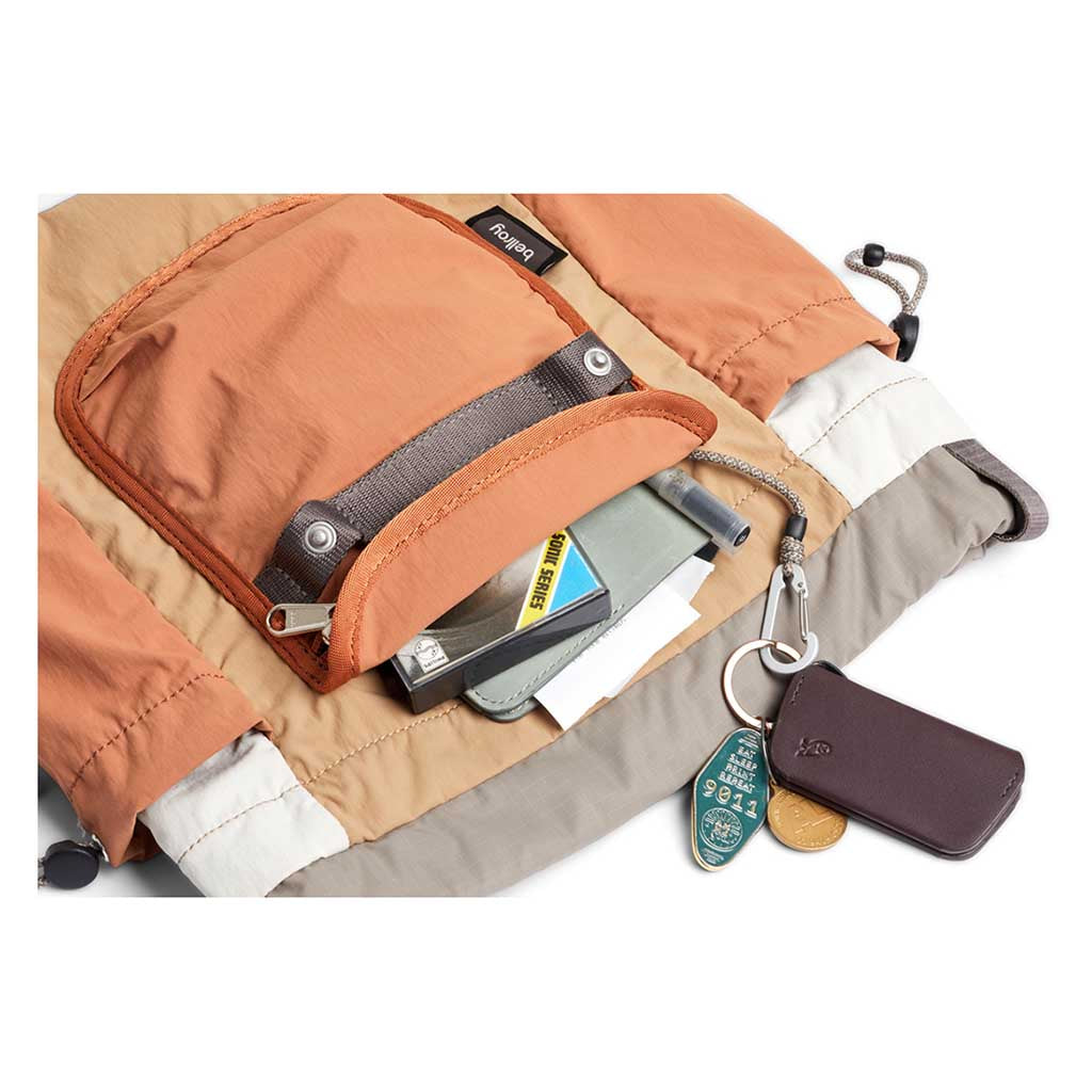 Cinch Minipack Sand Dune Backpack - Lightweight Durable Hiking Daypack for Outdoor Adventures, Travel & Daily Use