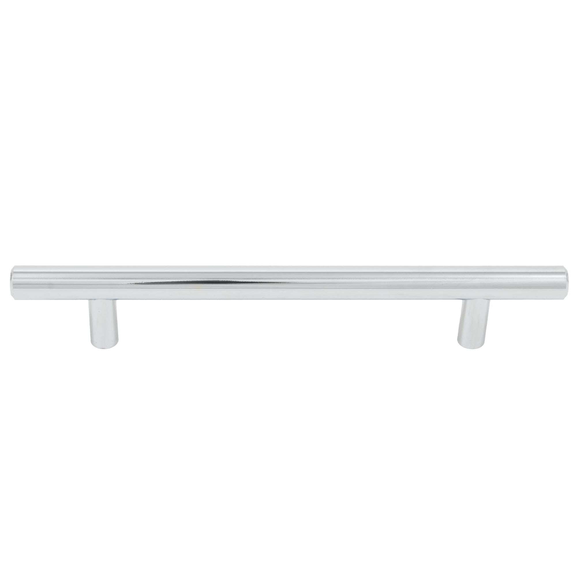 Stone Harbor Hardware Bar Cabinet Pull - 128mm Center to Center, 188mm Overall Length, Polished Chrome Finish - Perfect for Kitchen Cabinets, Bathroom Vanities & Furniture Drawers