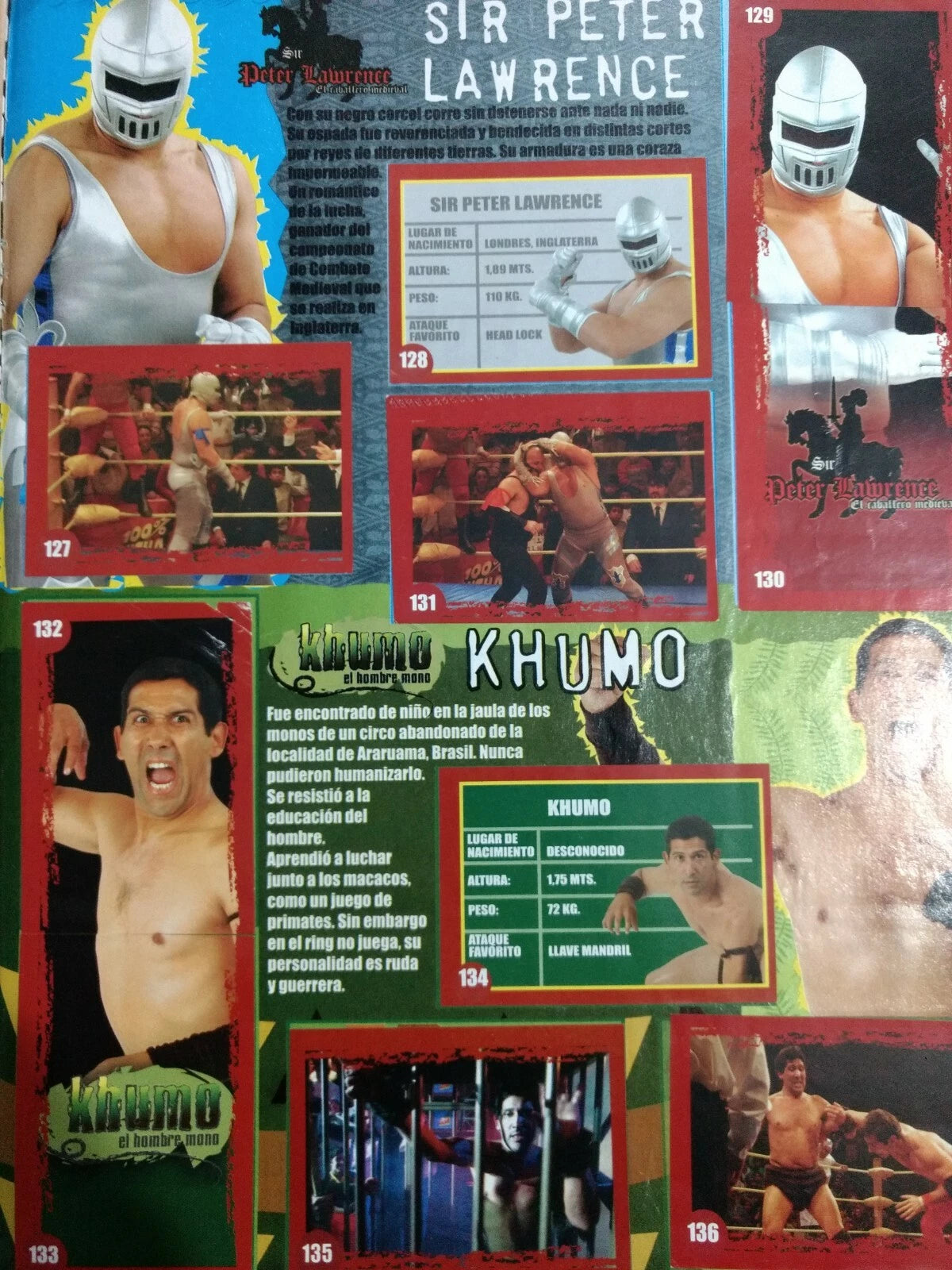 Authentic 100% Lucha Libre Sticker Album - Collectible Mexican Wrestling Stickers from Argentina | Perfect for Scrapbooking, Gift Giving & Fan Collections