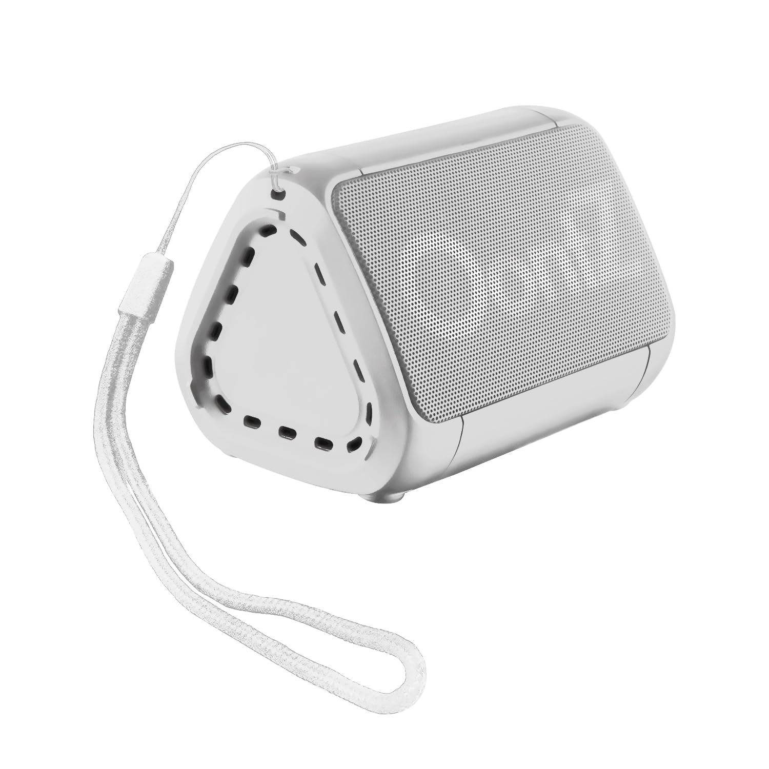 Cambridge Soundworks OontZ Solo Bluetooth Speaker - 5W Portable Mini Speaker with Bluetooth 5.4, 100ft Wireless Range, 10-Hour Playtime & IPX7 Waterproof - Perfect for Outdoor, Travel, Pool Party & Shower (White)