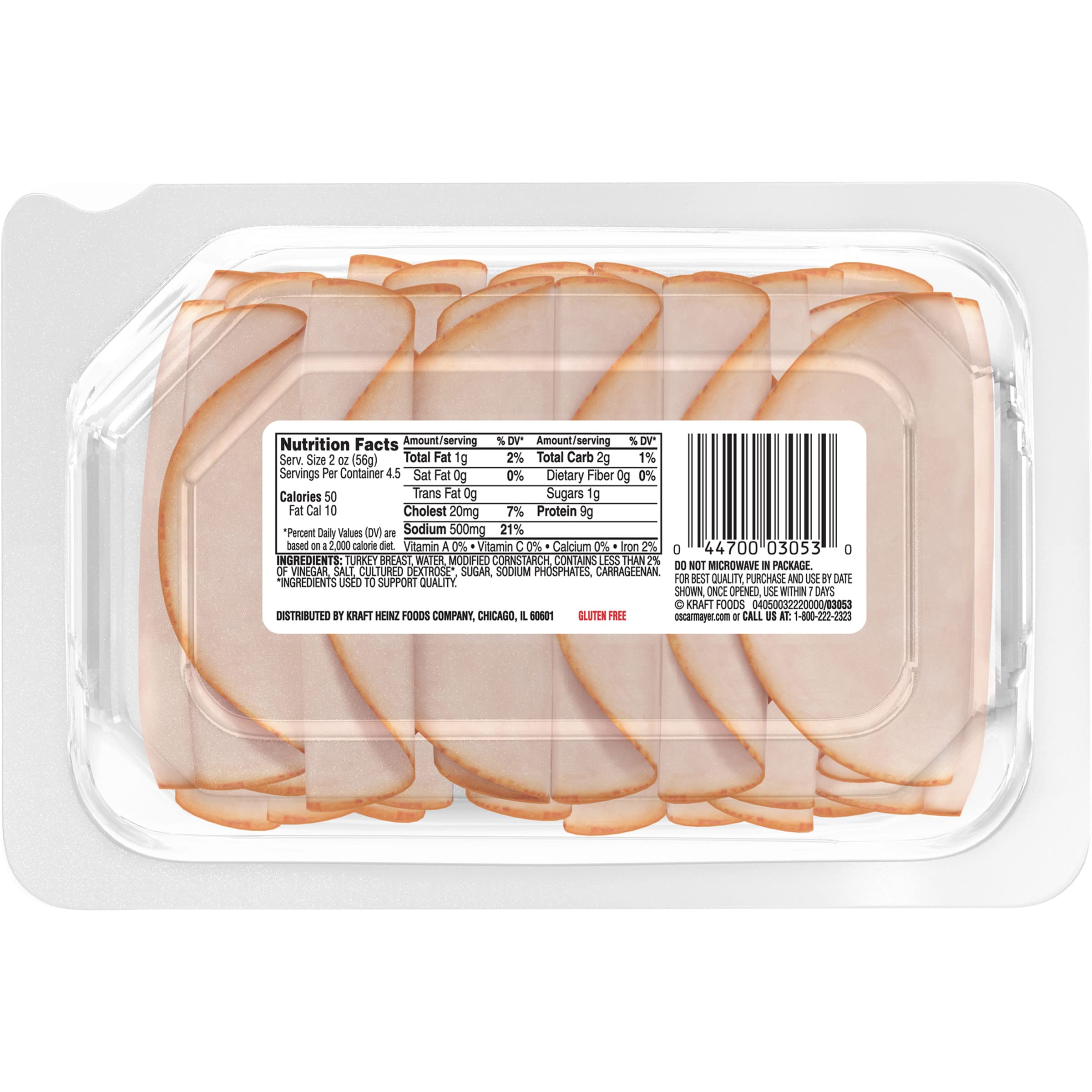 Oscar Mayer Deli Fresh Smoked Turkey Breast Sliced - 9 Oz Pre-Sliced Lunch Meat for Sandwiches, Wraps & Charcuterie Boards | Perfect for Picnics, School Lunches & Quick Meals