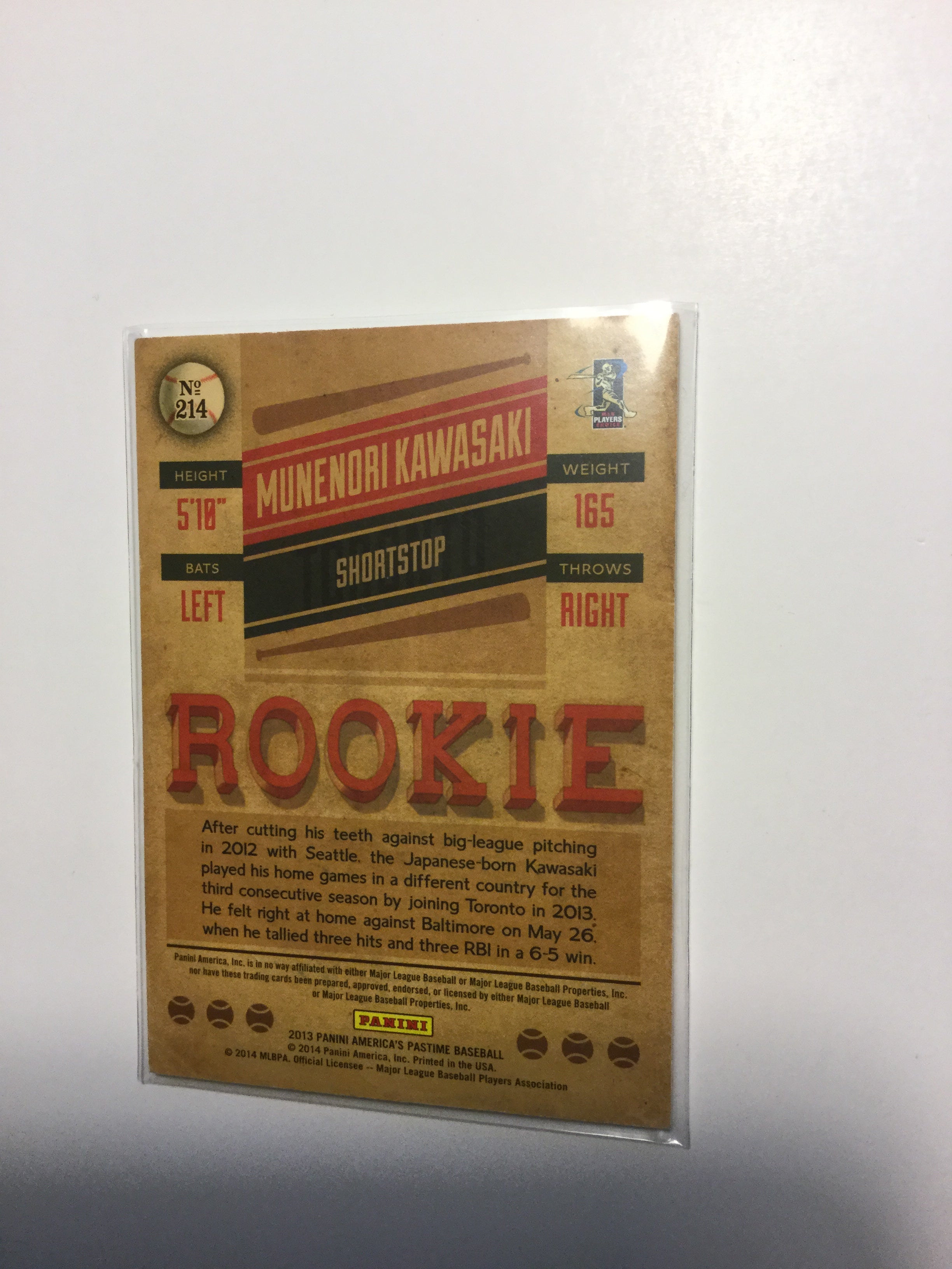 Rare Blue Jays Kawasaki Numbered Rookie Card 1/25 - Limited Edition Baseball Collectible for Sports Memorabilia & Investment