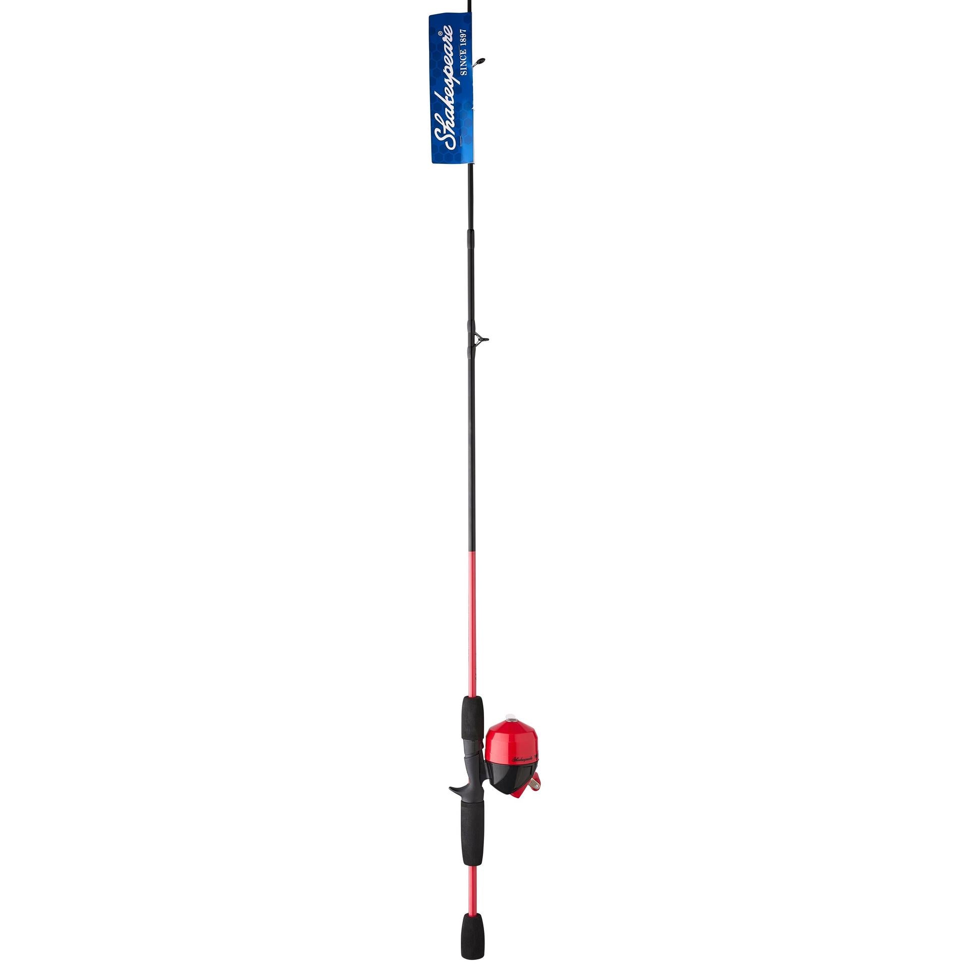 Reverb Spincast Fishing Rod and Reel Combo - Lightweight Spinning Rod with Smooth Reel for Freshwater & Saltwater Fishing - Perfect for Bass, Trout, and Surf Casting