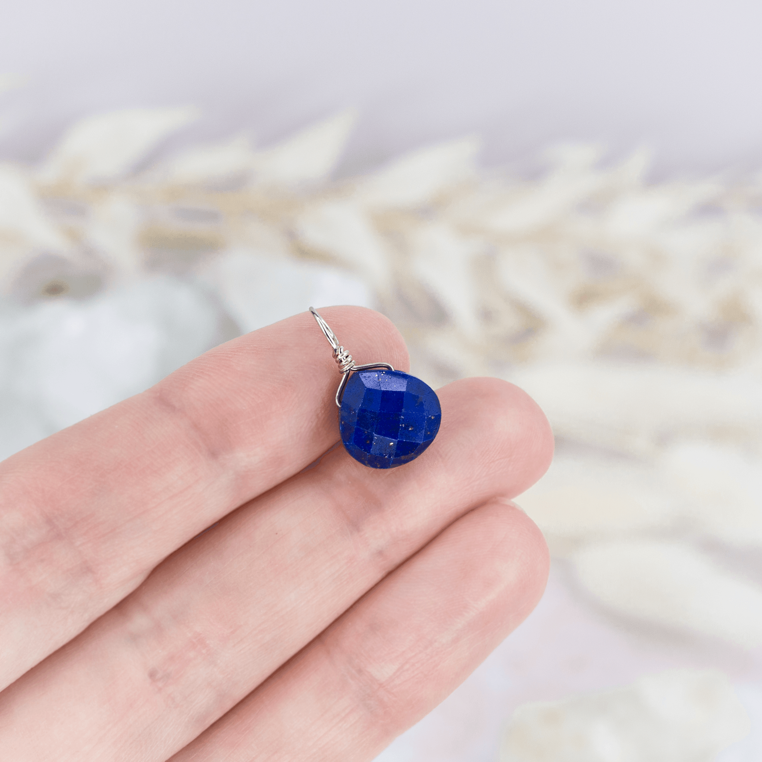 Lapis Lazuli Teardrop Pendant Necklace - Natural Blue Gemstone Jewelry for Women - Perfect for Gift Giving, Meditation & Spiritual Healing