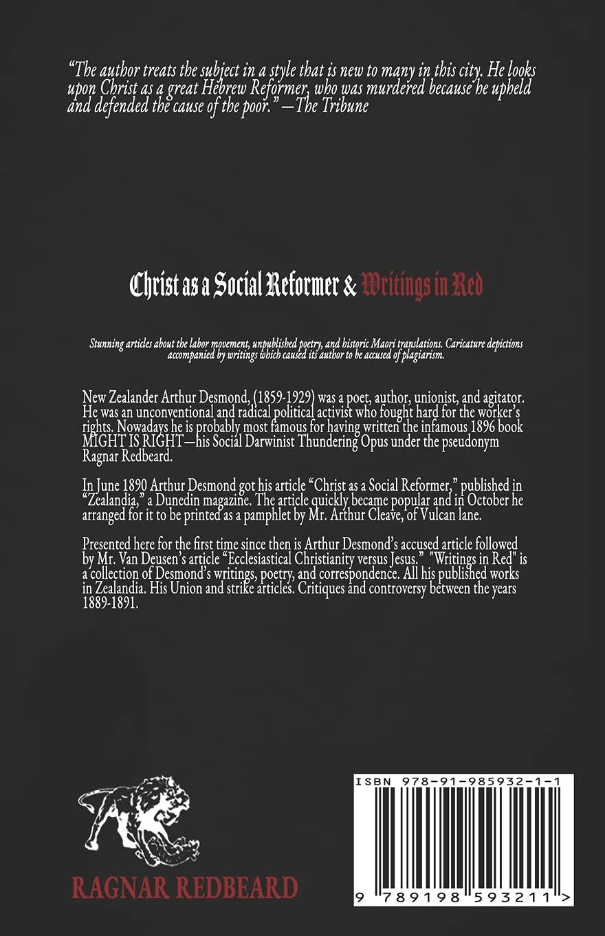 Christ as a Social Reformer & Writings in Red - Inspirational Christian Books for Bible Study, Spiritual Growth & Church Groups