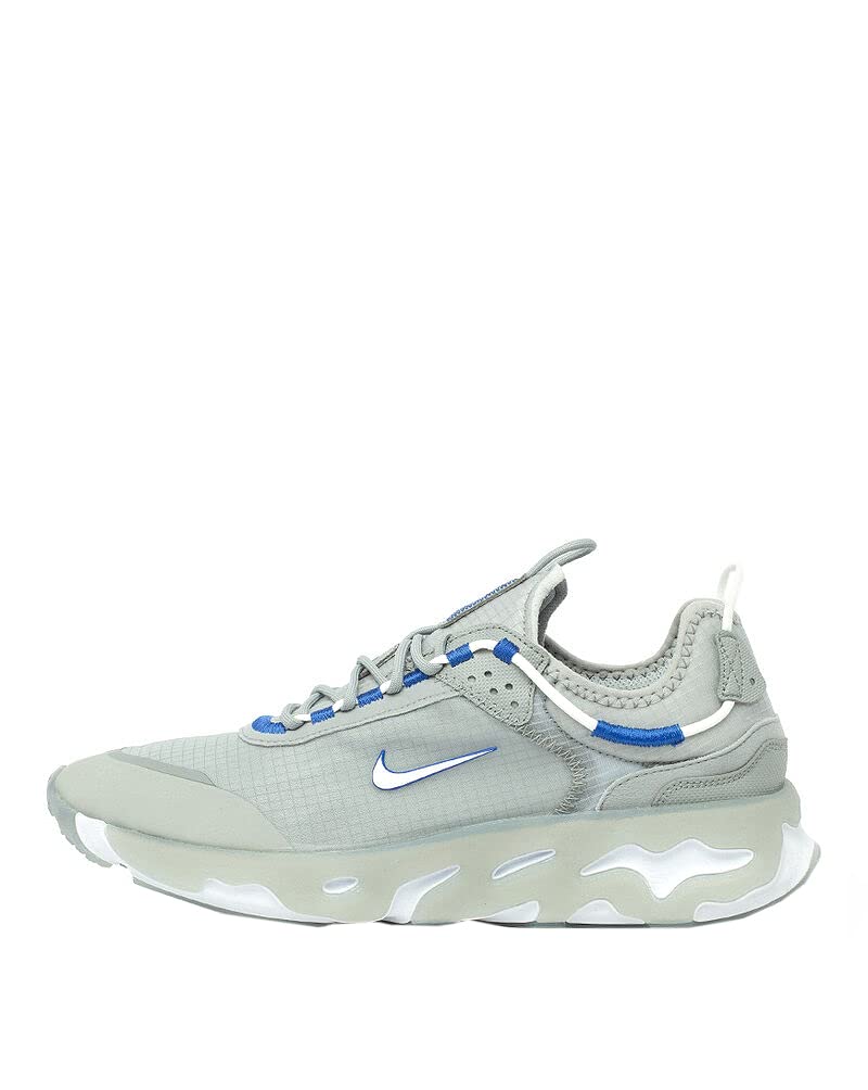 Nike React Live Lt Men's Running Shoes - Smoke Grey/Hyper Royal (CV1772 004) - Size 9.5 | Lightweight Cushioned Sneakers for Jogging, Gym & Everyday Wear