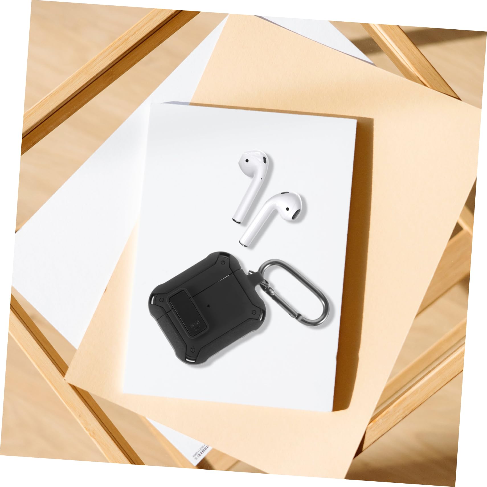 Veemoon Professional Protective Case for 4 Lightweight Earphone Charging Box Cover - Durable Shockproof Cover for Wireless Earbuds - Perfect for Travel, Gym, and Daily Use