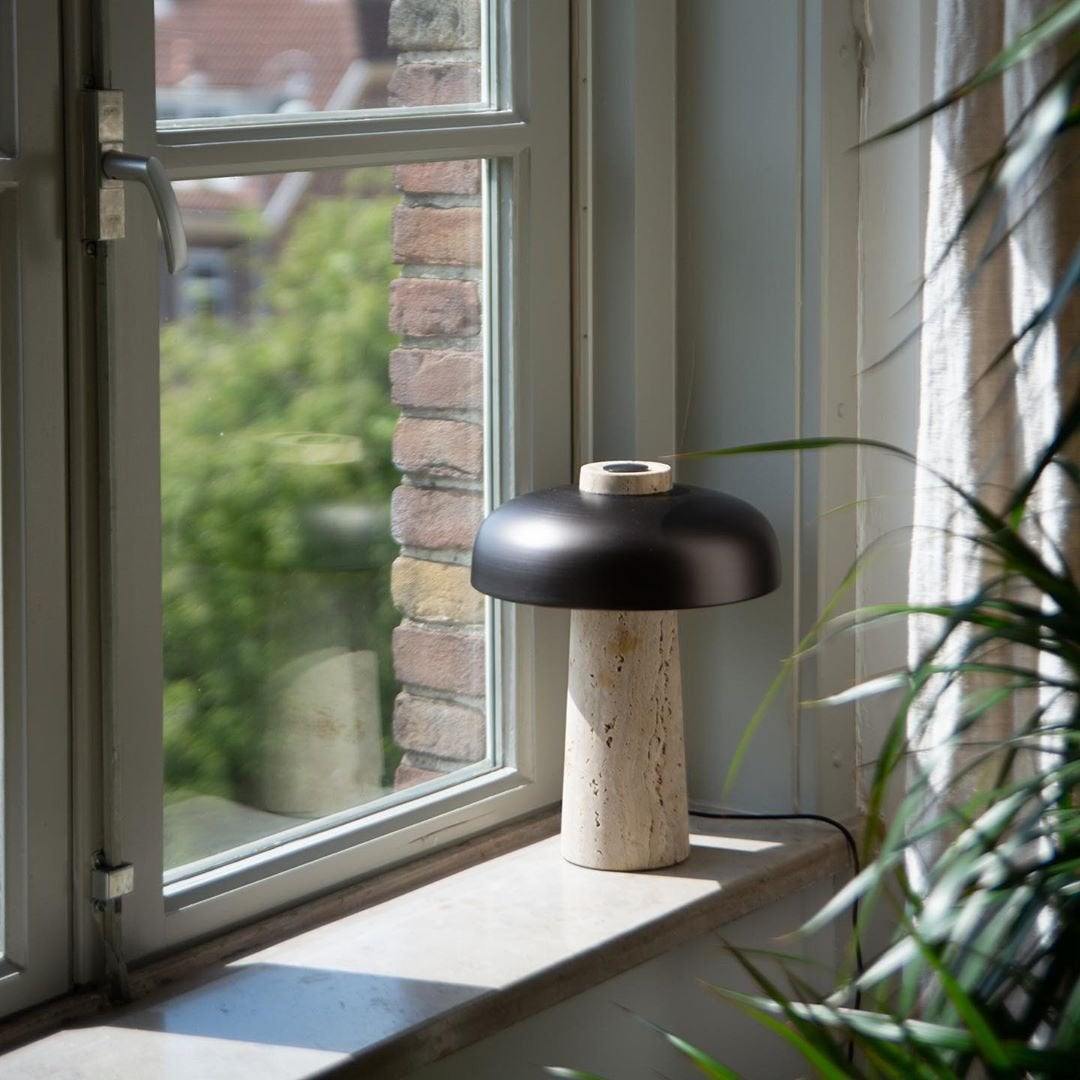 Modern Terra Dome Table Lamp - Stylish Bedside & Living Room Lighting for Home Decor - Perfect for Bedrooms, Offices & Cozy Reading Nooks