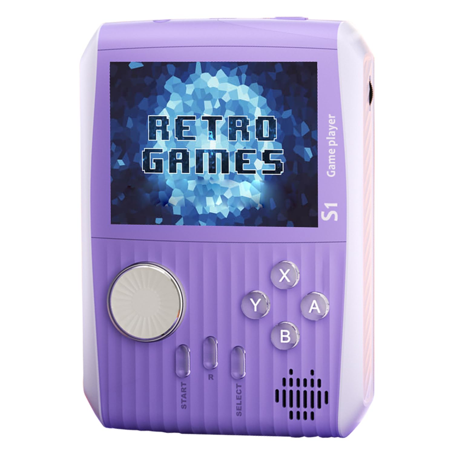 Retro Game Console Handheld - Mini Portable Gaming Device with 666 Classic Retro Games, 1020mAh Rechargeable Battery & 3 Inch Screen - Perfect Birthday Gift for Boys and Girls (Purple) | Great for Travel, Road Trips & Indoor Entertainment