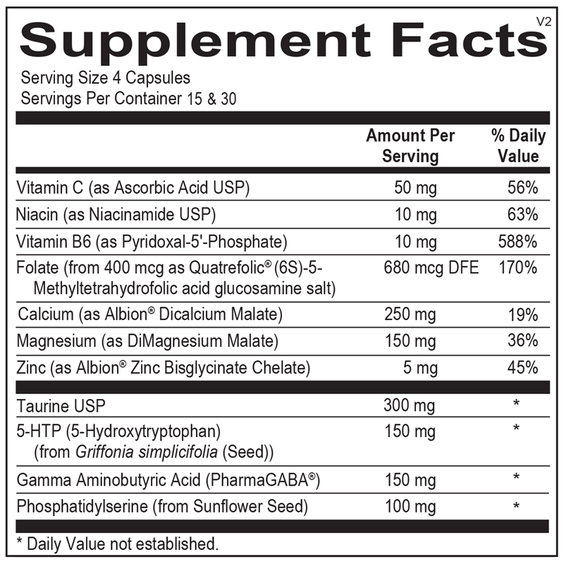 OrthoMolecular Products Cerenity® PM - Natural Sleep Aid Supplement with Melatonin & L-Theanine for Relaxation & Stress Relief - Perfect for Nighttime Use, Travel & Jet Lag Recovery