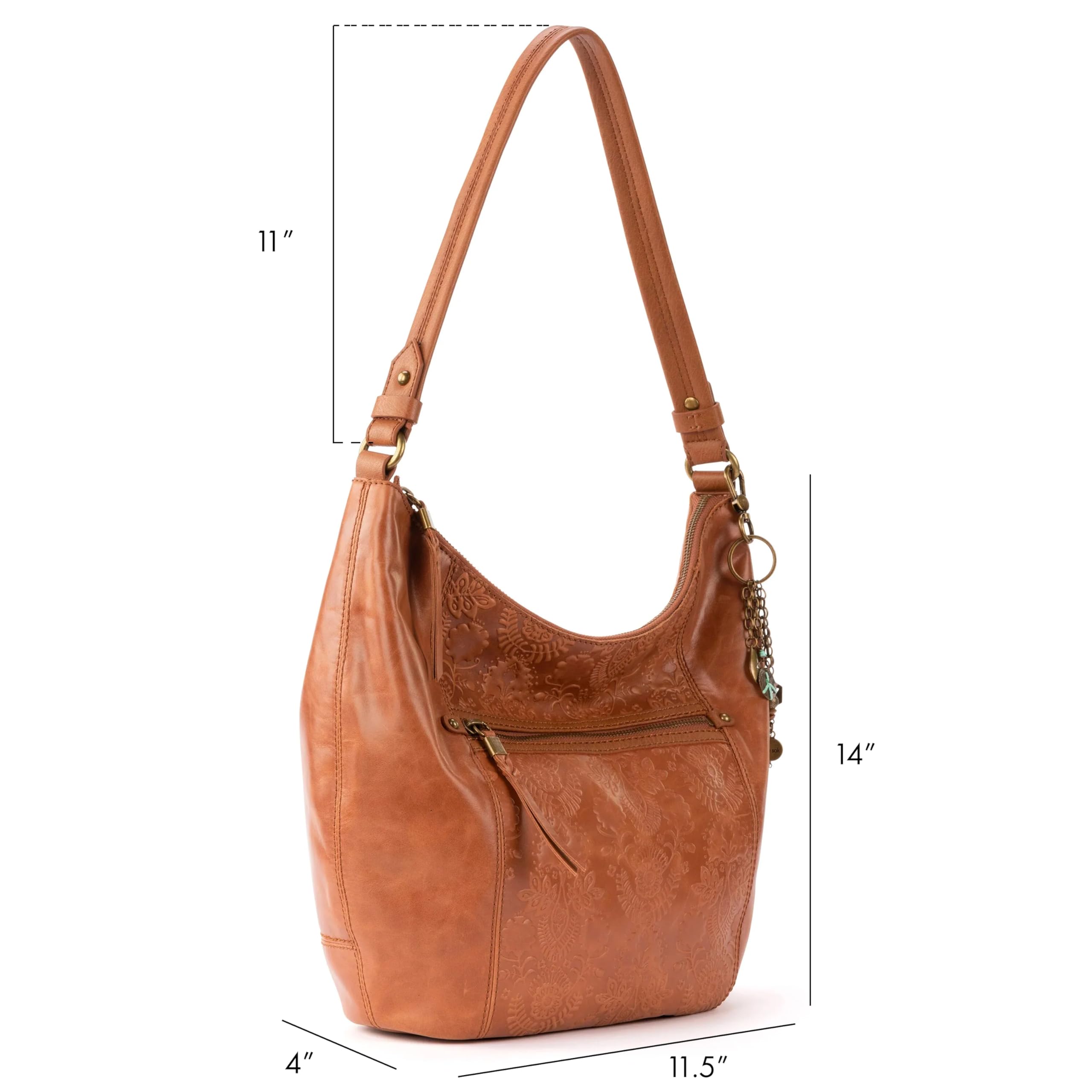 The Sak Sequoia Hobo Bag - Premium Large Leather Women's Handbag for Everyday Use & Travel - Durable Purse with Zipper Pocket - Perfect for Work, Shopping and Weekend Getaways