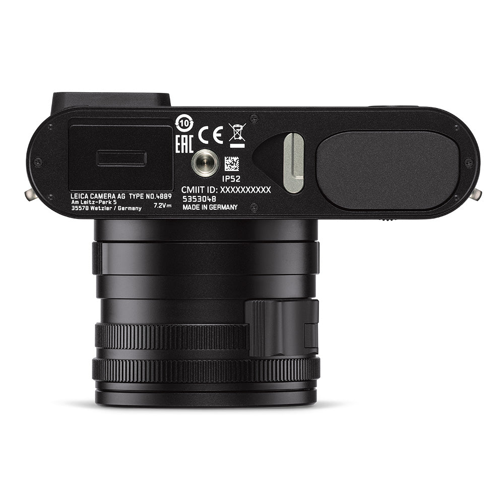 Leica Q2 Black Anodized Digital Camera - 47.3MP Full Frame, 28mm f/1.7 Lens, 4K Video - Perfect for Travel, Street & Portrait Photography