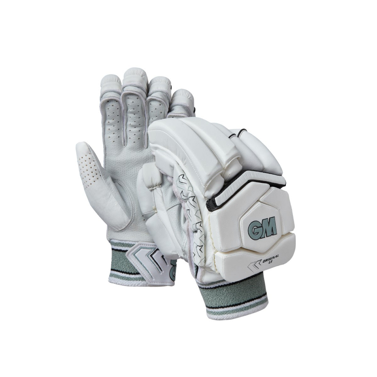 Gunn & Moore Original L.E. Cricket Batting Gloves 2024 - Premium Leather Protection for Cricket Players - Perfect for Practice & Matches