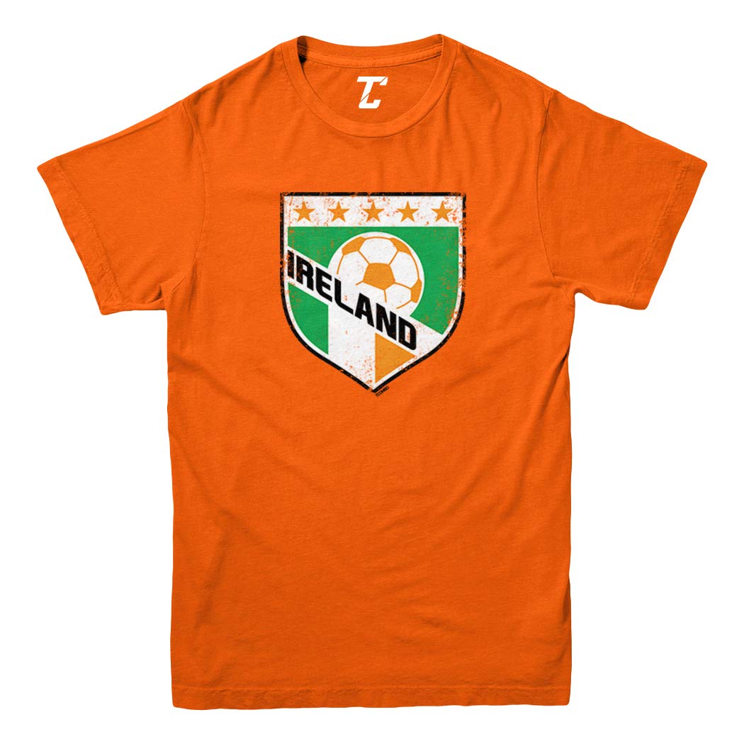 Distressed Ireland Soccer Badge Youth T-Shirt - Vintage Style Football Jersey for Kids - Perfect for Match Day, School & Fan Events