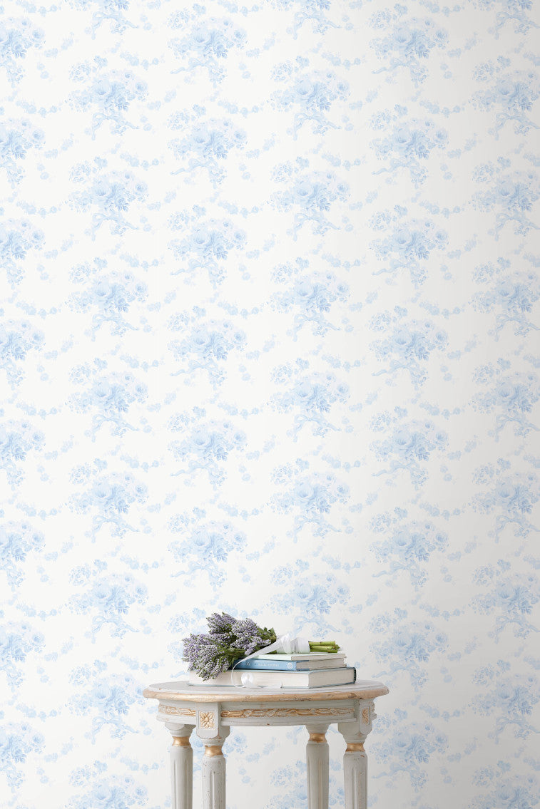 Self-Adhesive Feather Print Wallpaper - Easy Peel & Stick Powdered Design for Bedroom, Living Room & Nursery Decor