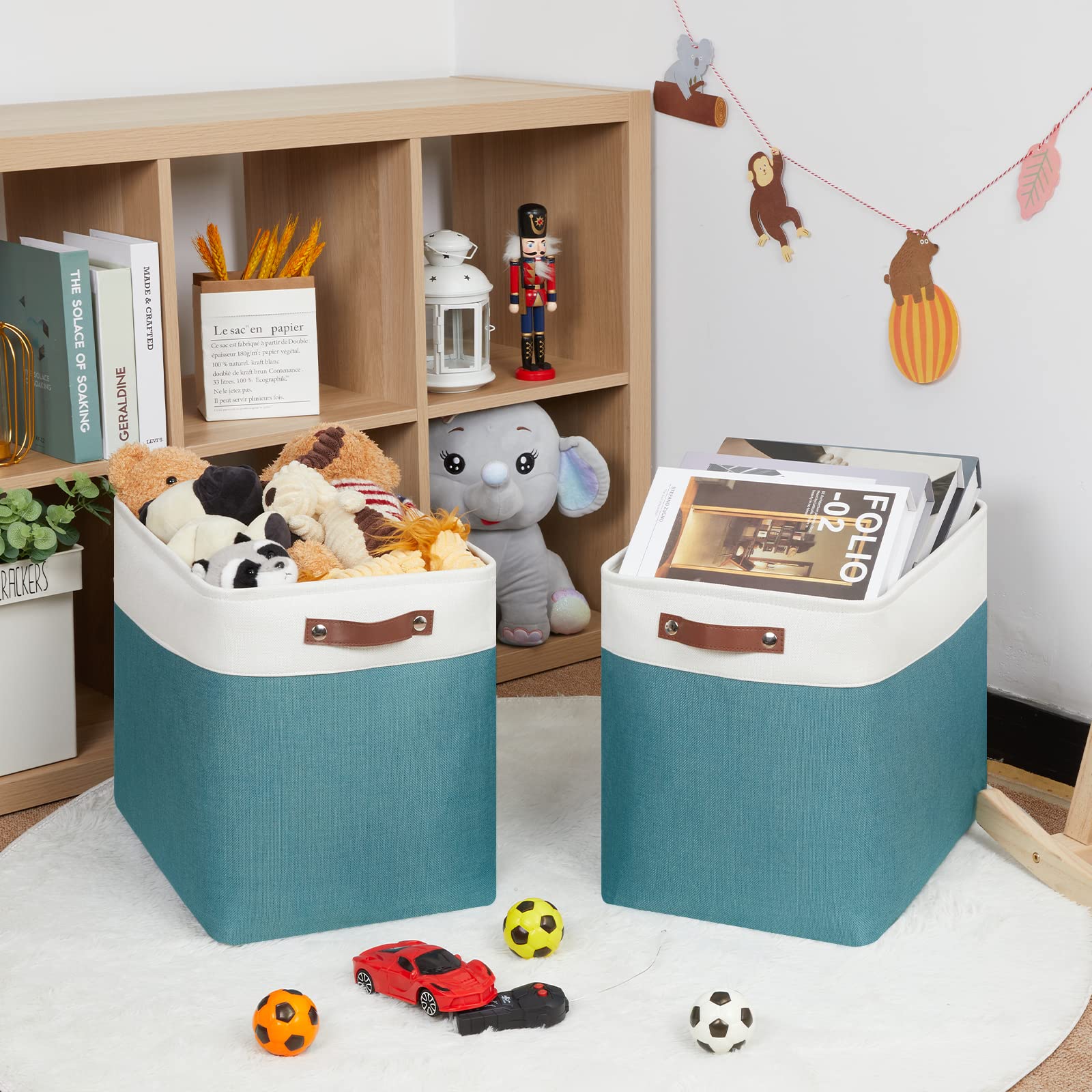 Collapsible Linen Storage Basket - 17x12x15