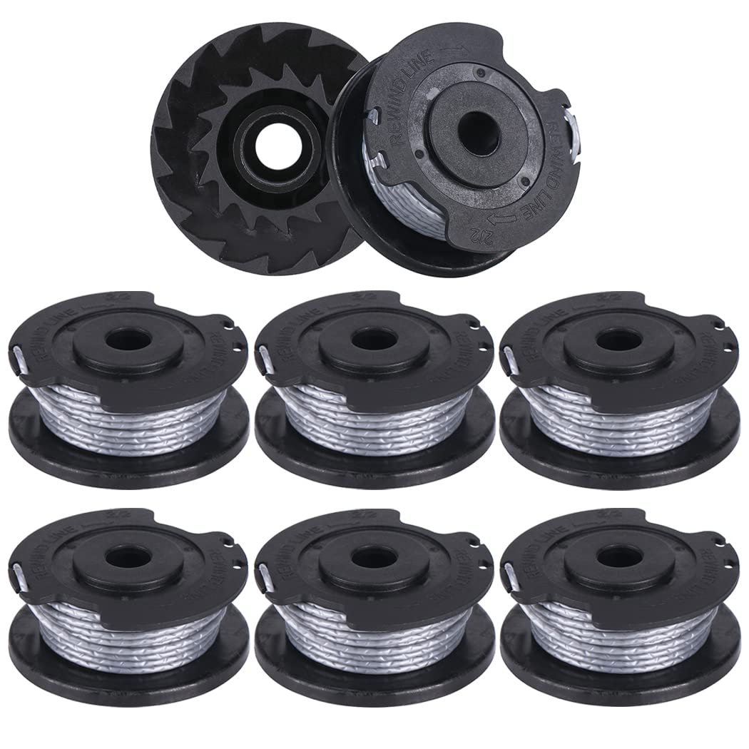 8Pcs Replacement Trimmer Line Spools for Bosch Art 23/26 SL String Trimmer - 4m x 1.65mm Cutting Line - Durable Lawn Mower Accessories for Professional Landscaping & Yard Maintenance