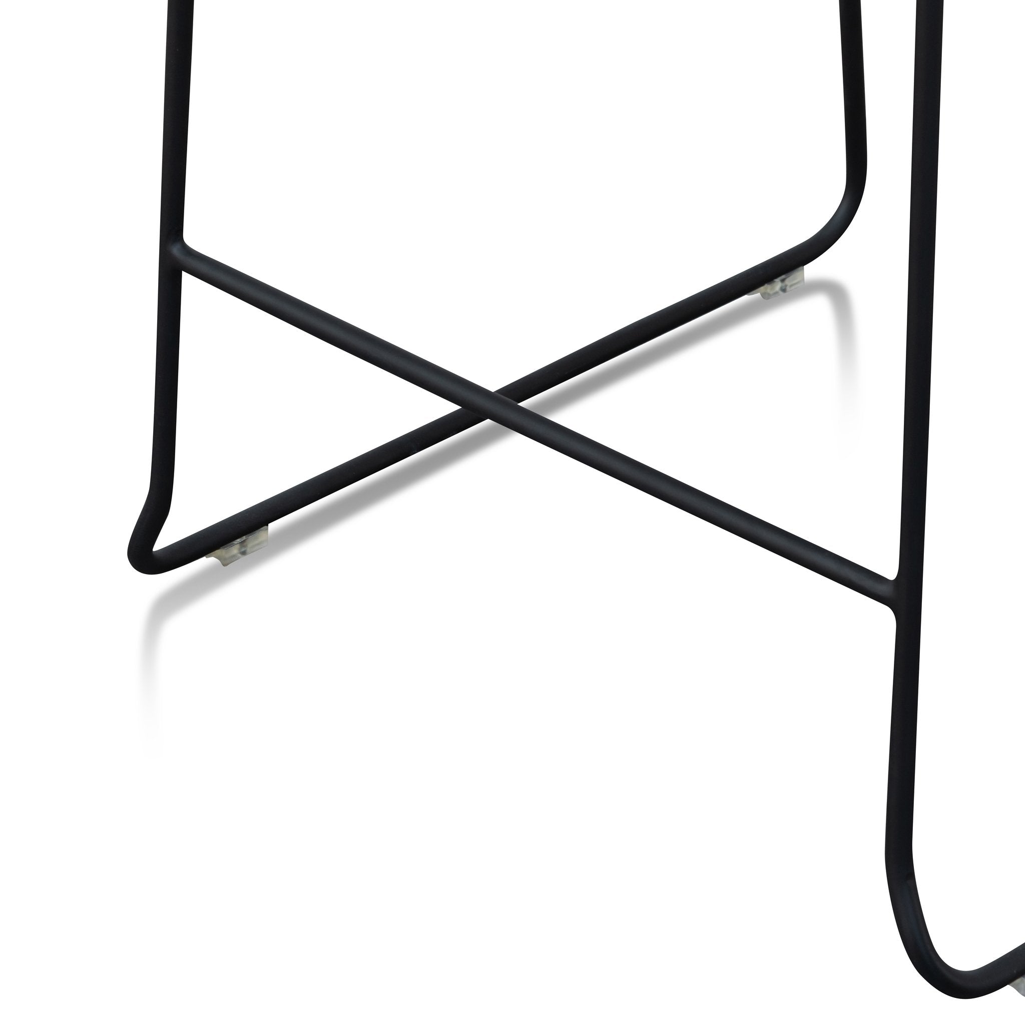 Arturo 65cm Black Wooden Bar Stool with Comfortable Seat - Perfect for Kitchen Islands, Breakfast Bars & Home Decor