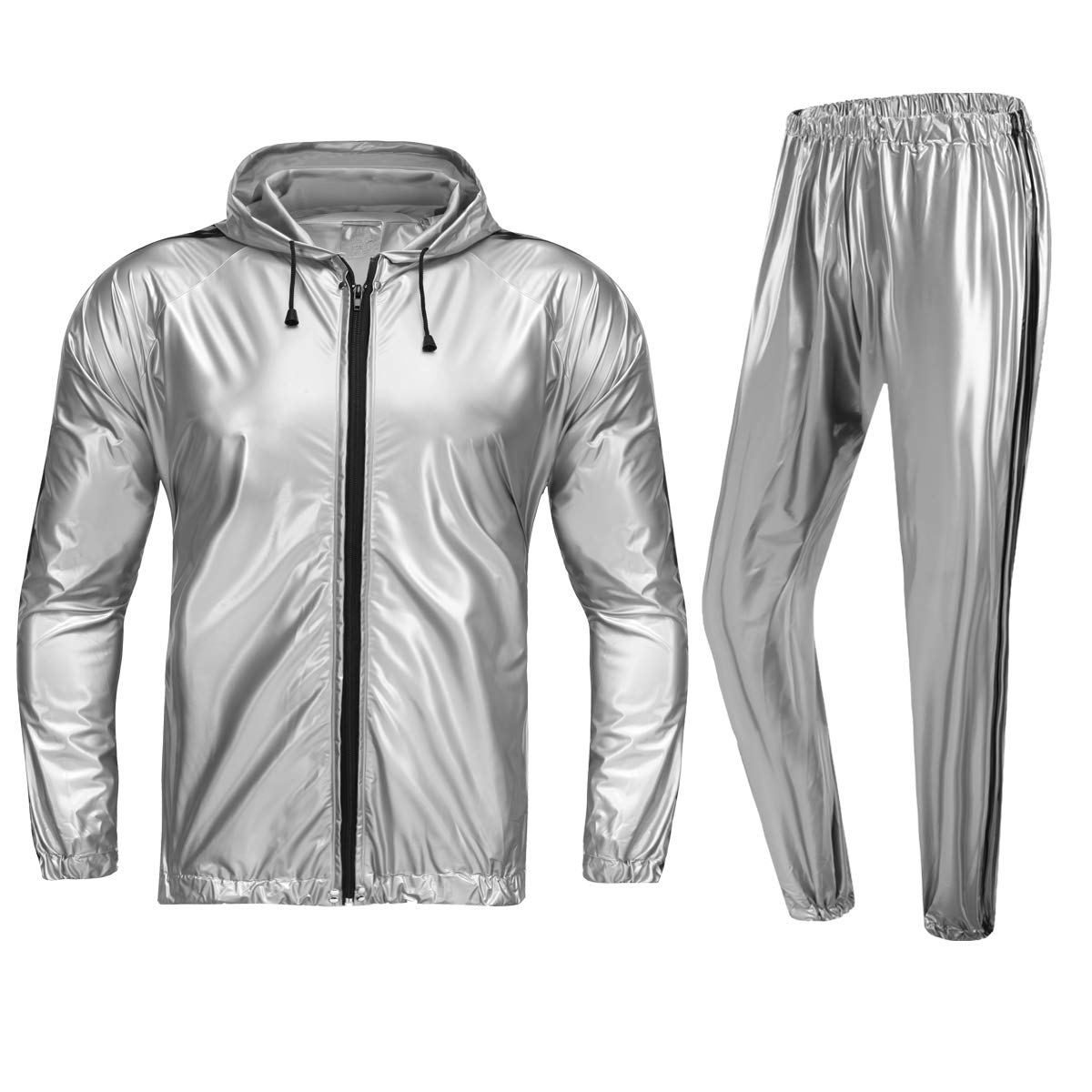 Premium Anti-Tear Sauna Suit for Weight Loss & Sweat - MMA Training, Gym Workout Jacket & Pants Set for Men & Women - Ideal for Fat Burning, Detox & Intense Exercise Sessions