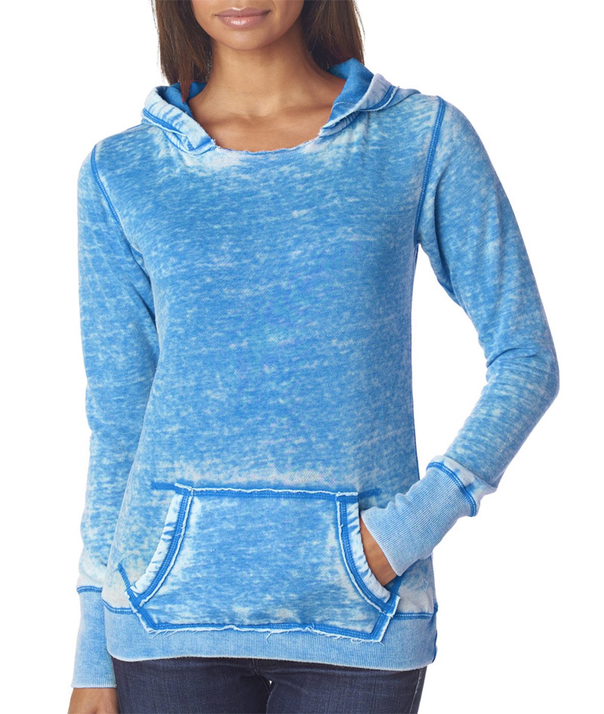 J. America Women's Zen Pullover Hooded Sweatshirt - Soft Fleece Lounge Hoodie for Yoga, Running & Casual Wear