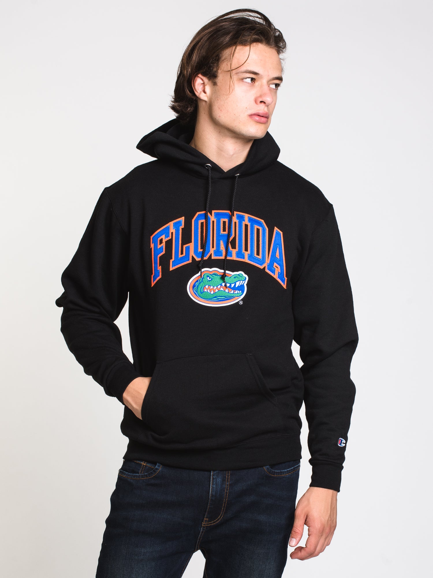 Champion Eco Powerblend Florida University Hoodie - Soft & Sustainable Cotton Blend Sweatshirt for Men & Women - Perfect for College, Casual Wear & Outdoor Activities