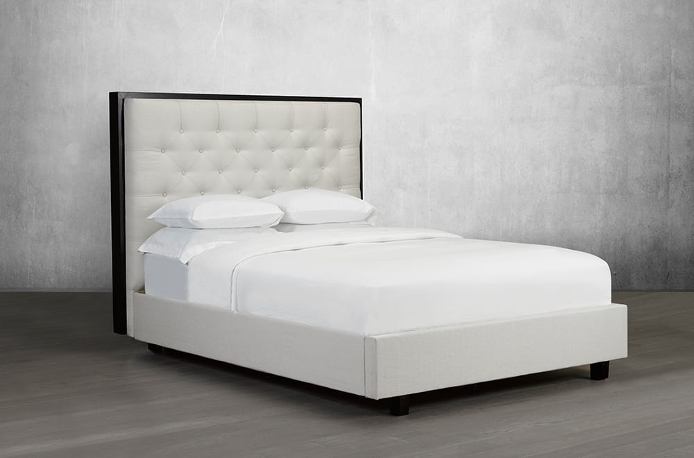 Canadian Made Ashe Platform Bed Frame - Solid Wood Modern Minimalist Design for Bedroom, Guest Room & Small Spaces