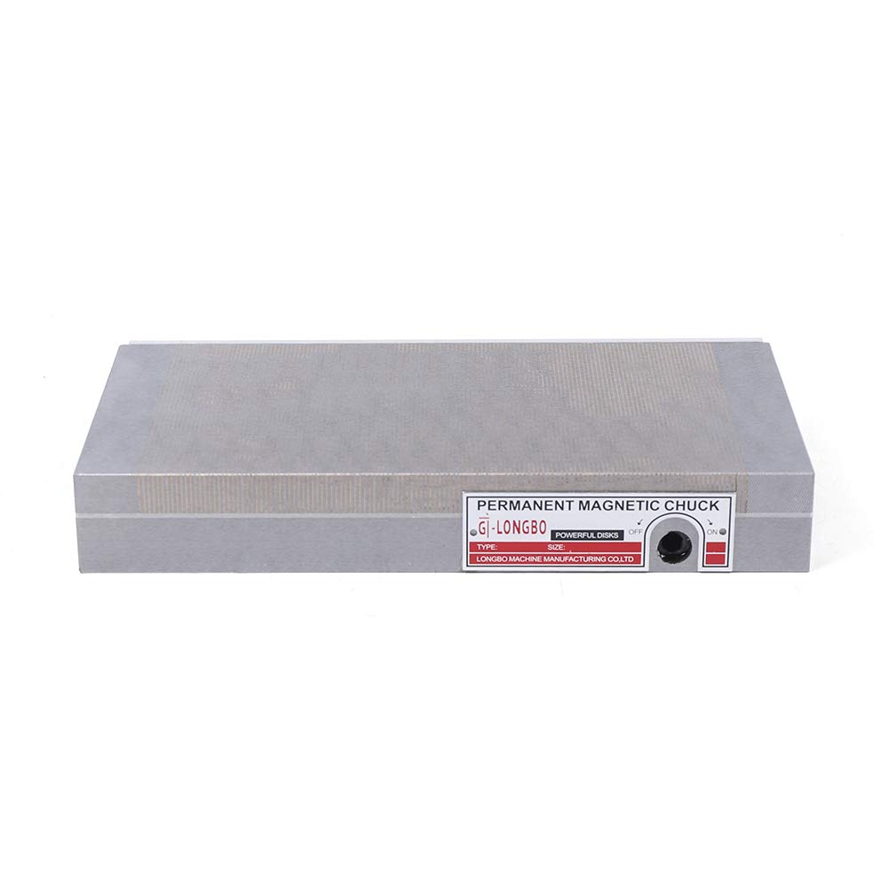 6x12 Inch Permanent Magnetic Chuck for Surface Grinder - Precision Workholding for Metal Grinding & Milling Machines | Perfect for Metalworking, Tool Sharpening & DIY Projects