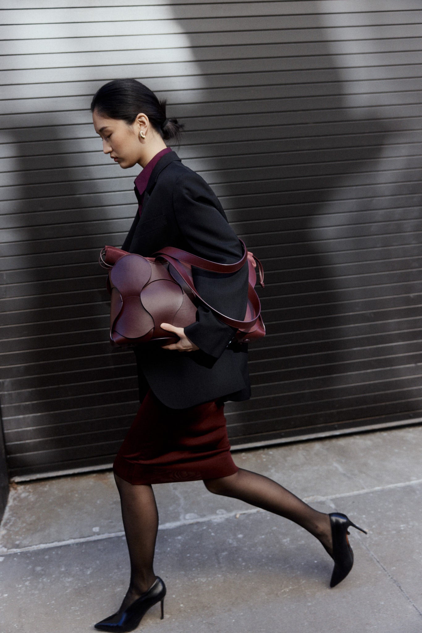Gigi Tote Bag in Oxblood Red - Stylish Leather Handbag for Women, Perfect for Work, Travel & Everyday Use