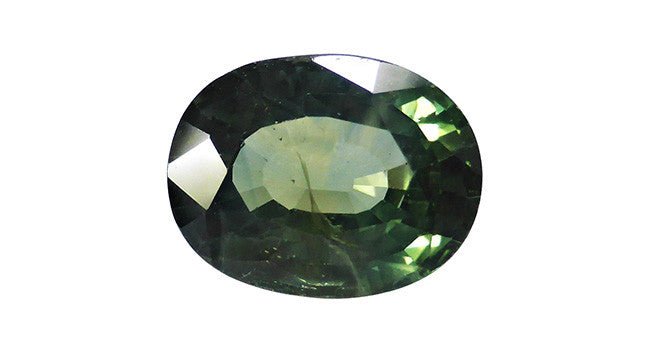 3.40ct Oval Green Sapphire Gemstone - Natural Loose Stone for Jewelry Making, Engagement Rings & Fine Collections