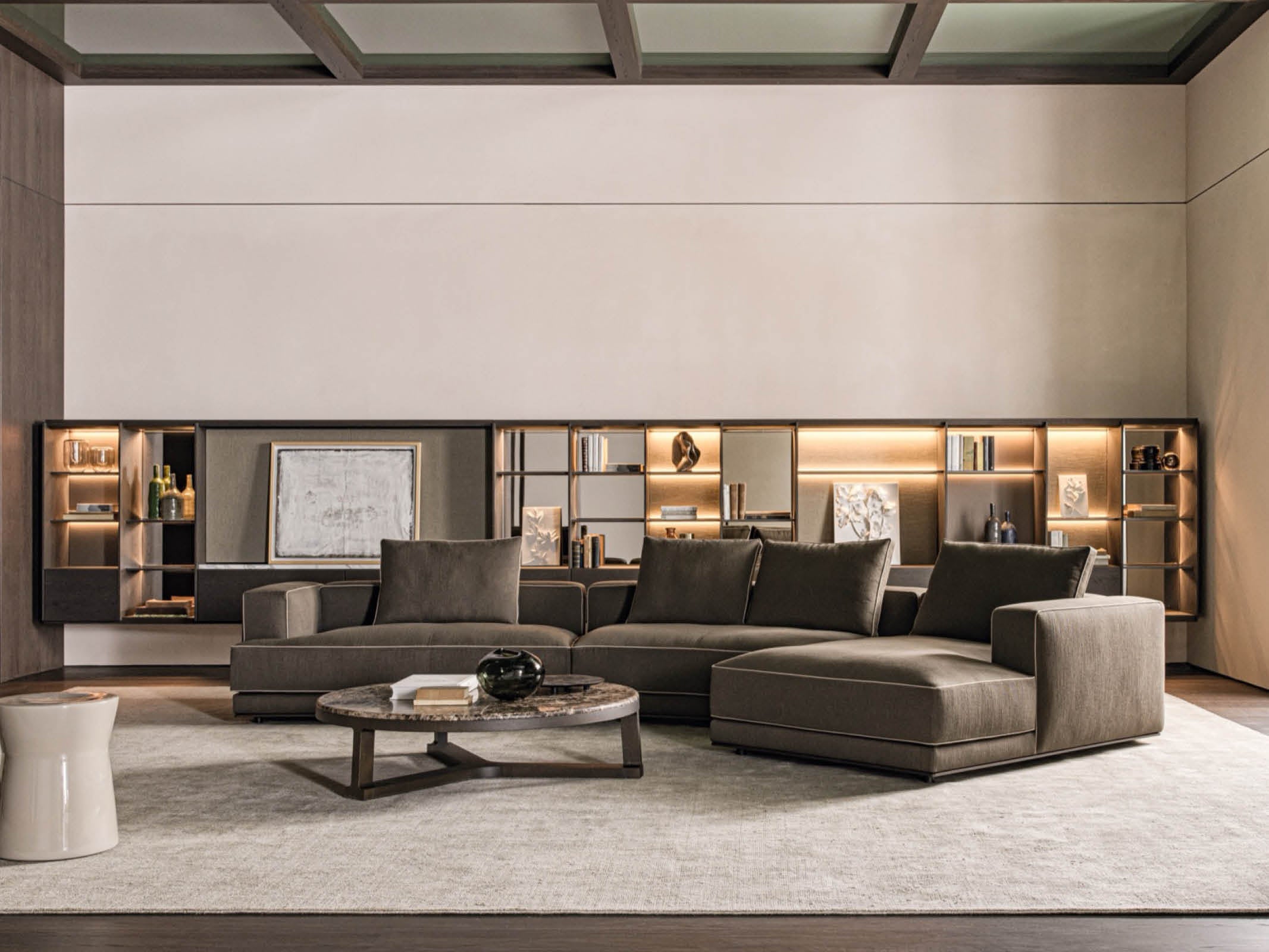 Augusto Modular Sofa - Customizable Sectional Couch for Living Room, Lounge & Office - Modern Comfortable Sofa Set with Removable Covers