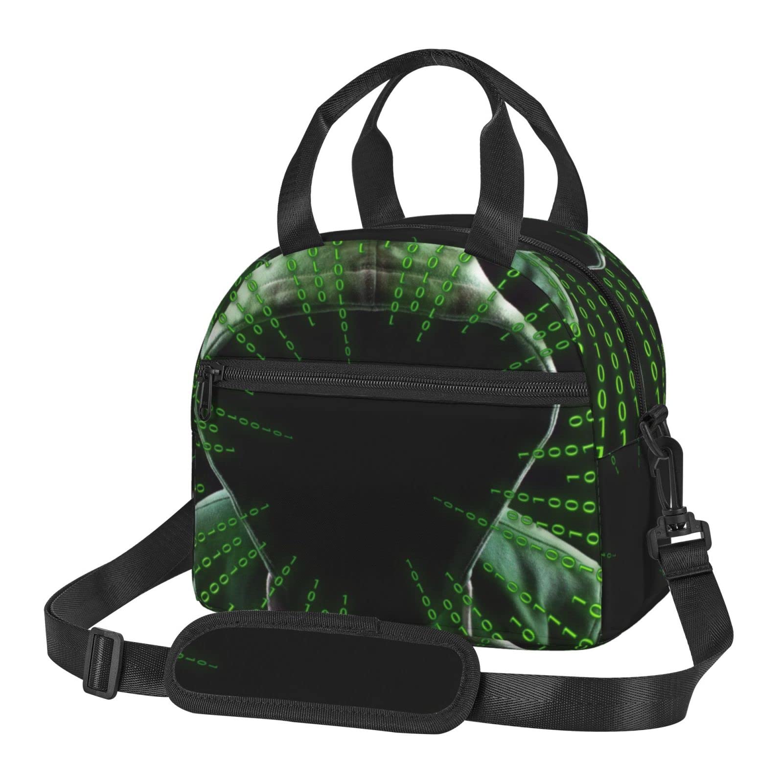 Insulated Freezable Lunch Bag for Women & Men - Adjustable Shoulder Strap Tote Organizer for Adults & Kids - Perfect for Work, School, Picnics & Outdoor Activities