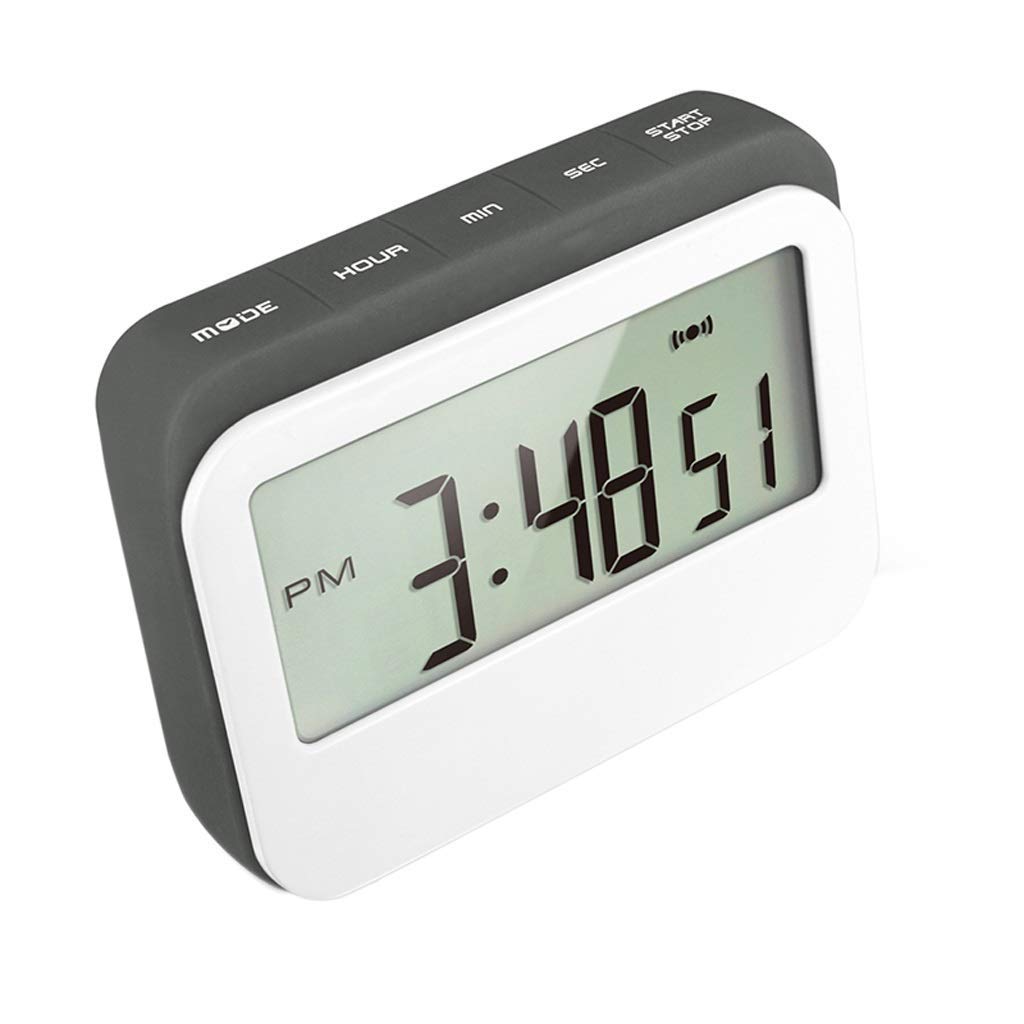 Sophisticated Magnetic LCD Digital Kitchen Timer - Countdown Timer, Stopwatch, Alarm with Stand - Ideal for Cooking, Baking, and Kids' Activities
