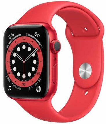 Apple Watch Series 6 GPS 44mm Smartwatch (Red) - Fitness Tracker, Heart Rate Monitor & Water Resistant for Running, Swimming & Daily Use