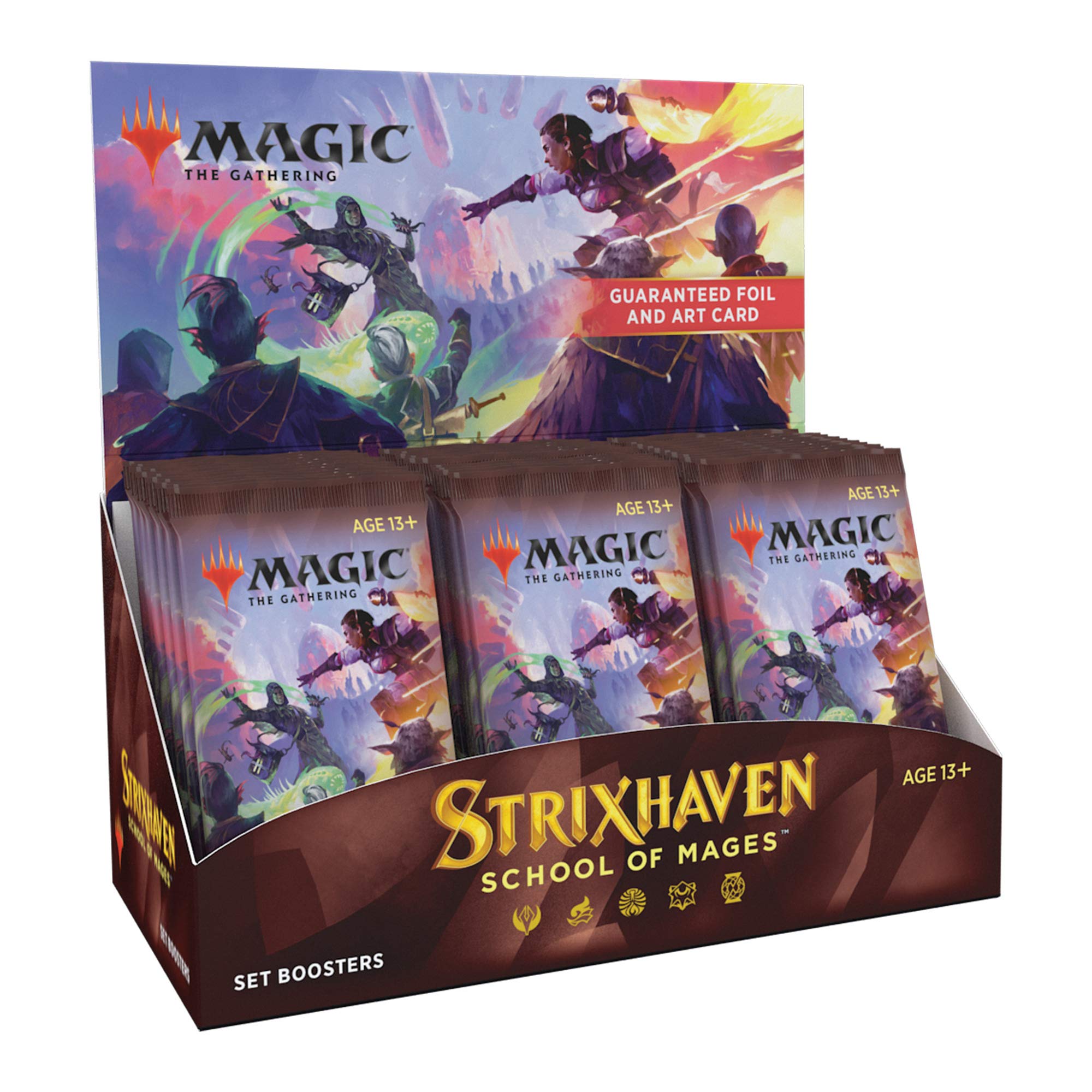 Magic: The Gathering Strixhaven Set Booster Box - 30 Packs (360 Cards) | MTG Collectible Trading Card Game | Perfect for Drafting, Deck Building & Competitive Play