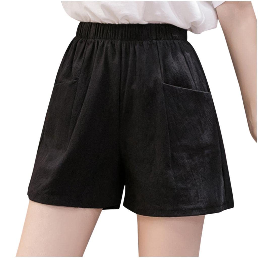 Women's High Waisted Casual Athletic Shorts - Comfortable Lounge & Running Shorts for Yoga, Gym, Travel and Everyday Wear