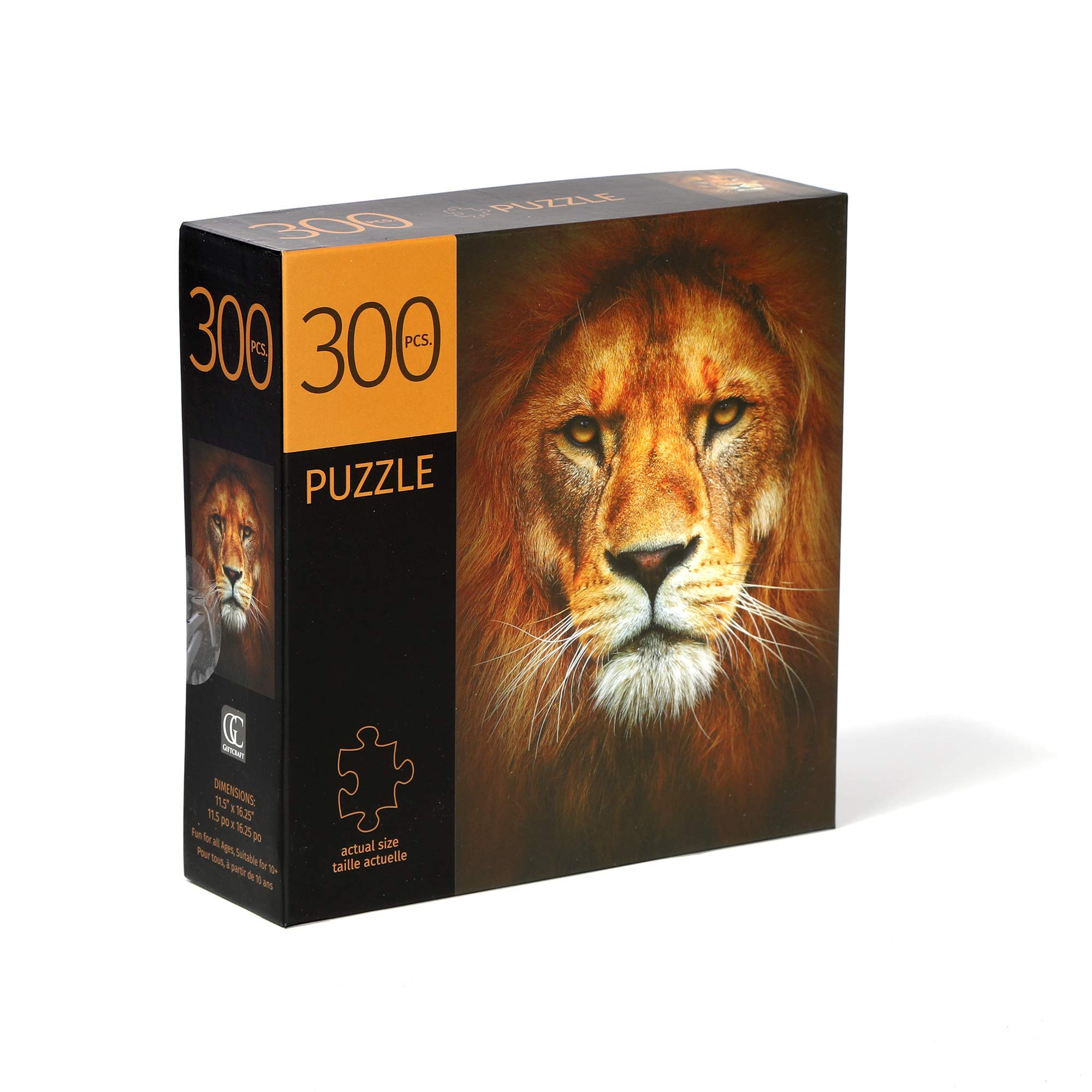 300 Piece Jigsaw Puzzles for Adults - Colorful Lion Animal Puzzle, Challenging & Fun Brain Teaser for Relaxation - Perfect for Family Game Night, Stress Relief & Home Decor