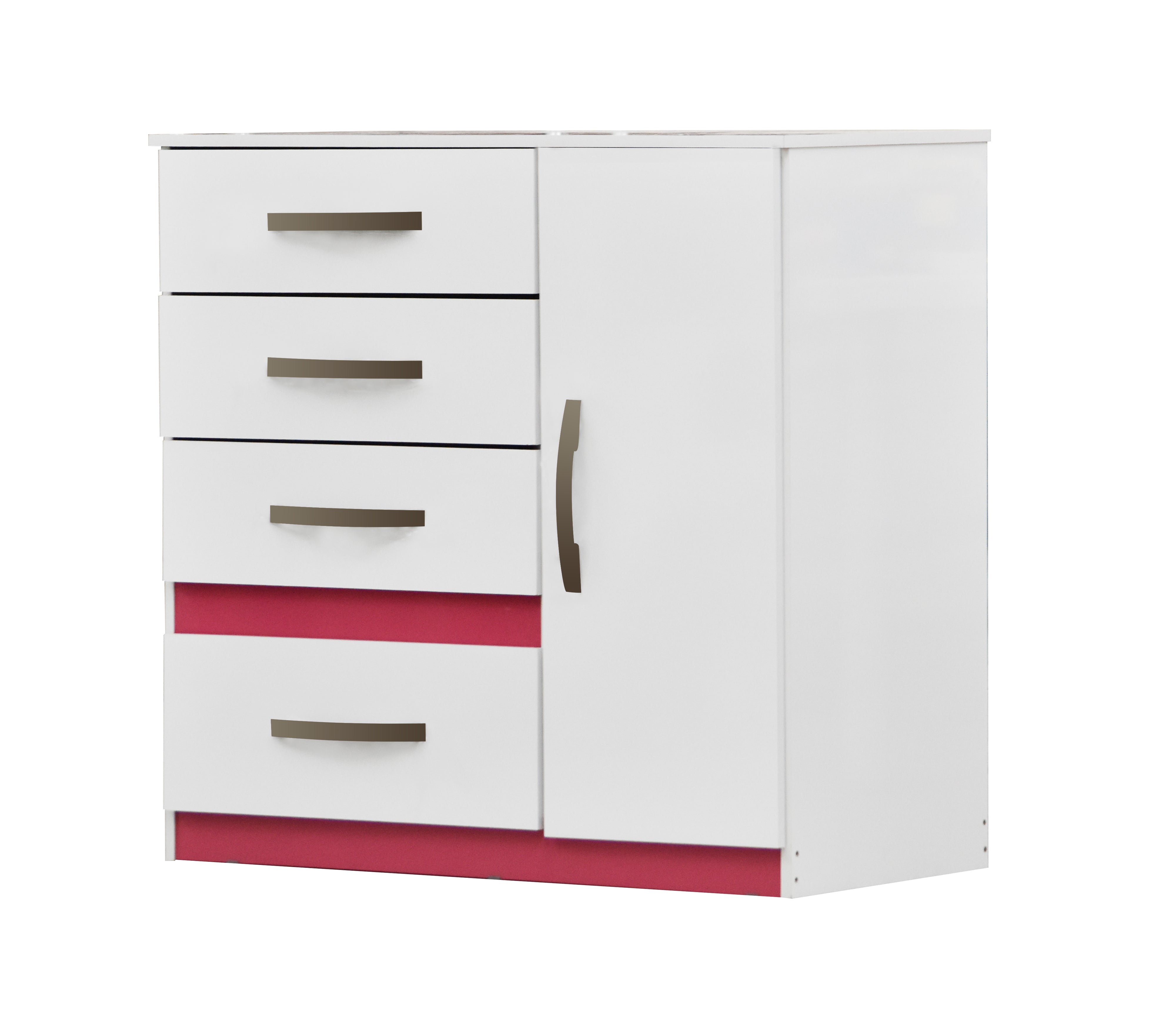 Gavetero 70704.4 Venus 4 Drawer DJ Furniture - Premium DJ Storage Cabinet for Music Equipment & Accessories - Perfect for Home Studios, Clubs, and Professional DJ Setups