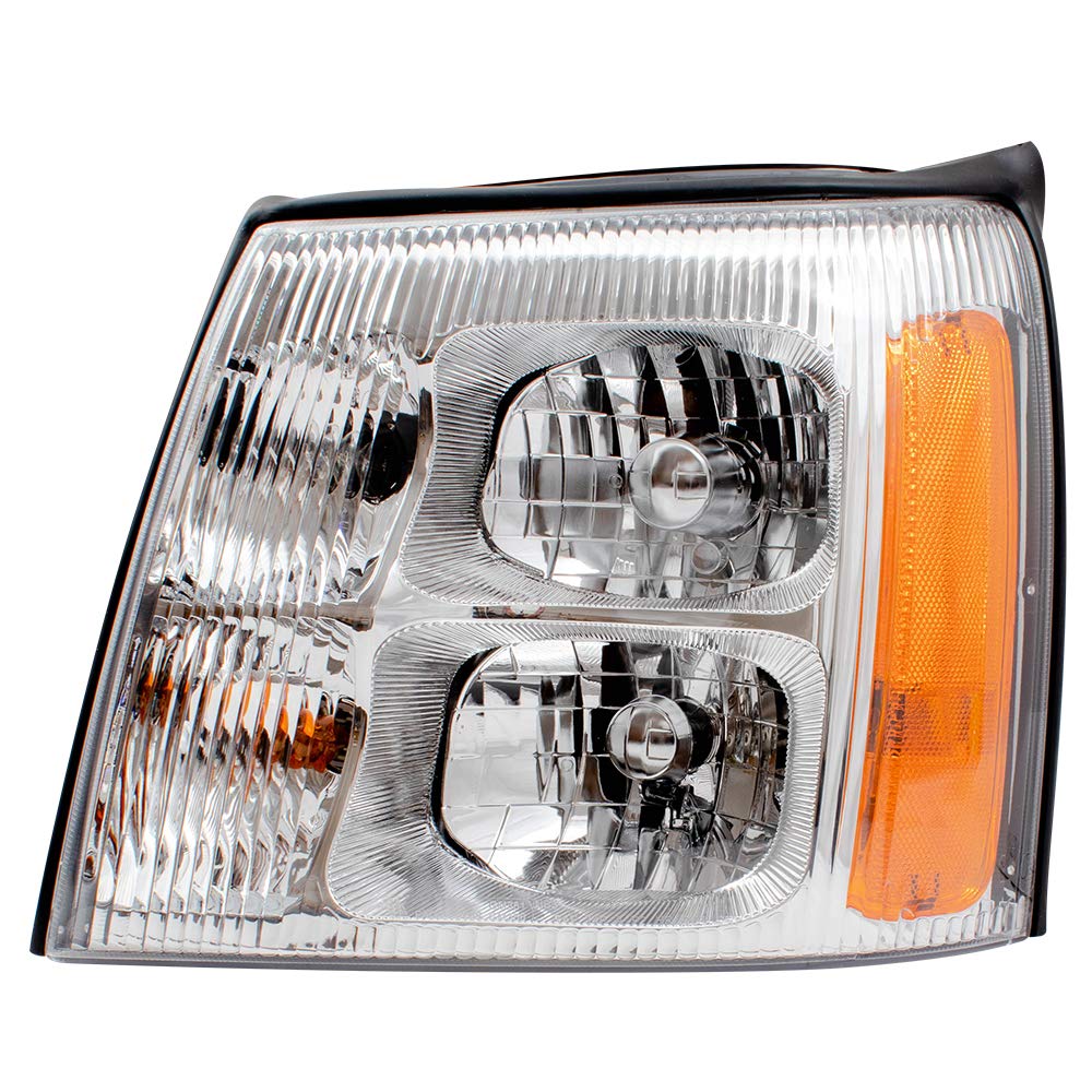 Brock HID Headlight Replacement for 2003-2006 Cadillac Escalade ESV & EXT Pickup - Driver Side Headlamp Assembly - Improved Visibility for Night Driving & Off-Road Adventures