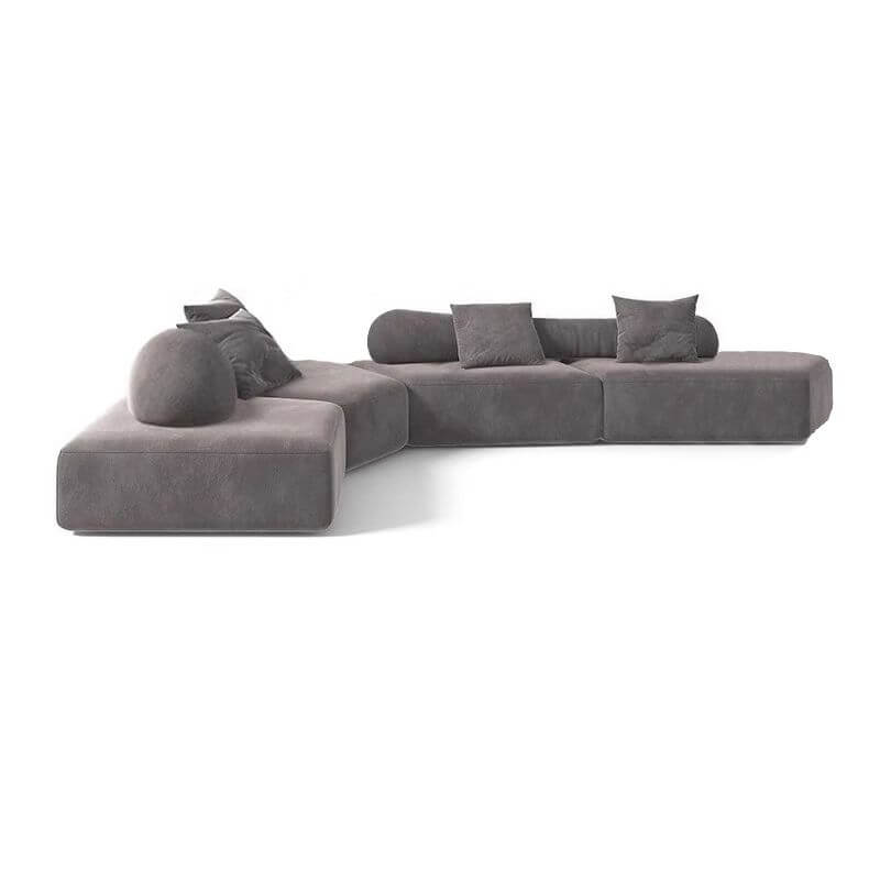 L-Shaped Corner Sectional Sofa with Left Chaise - Modern Living Room Furniture for Small Spaces & Apartments - Perfect for Lounging, Entertaining & Movie Nights