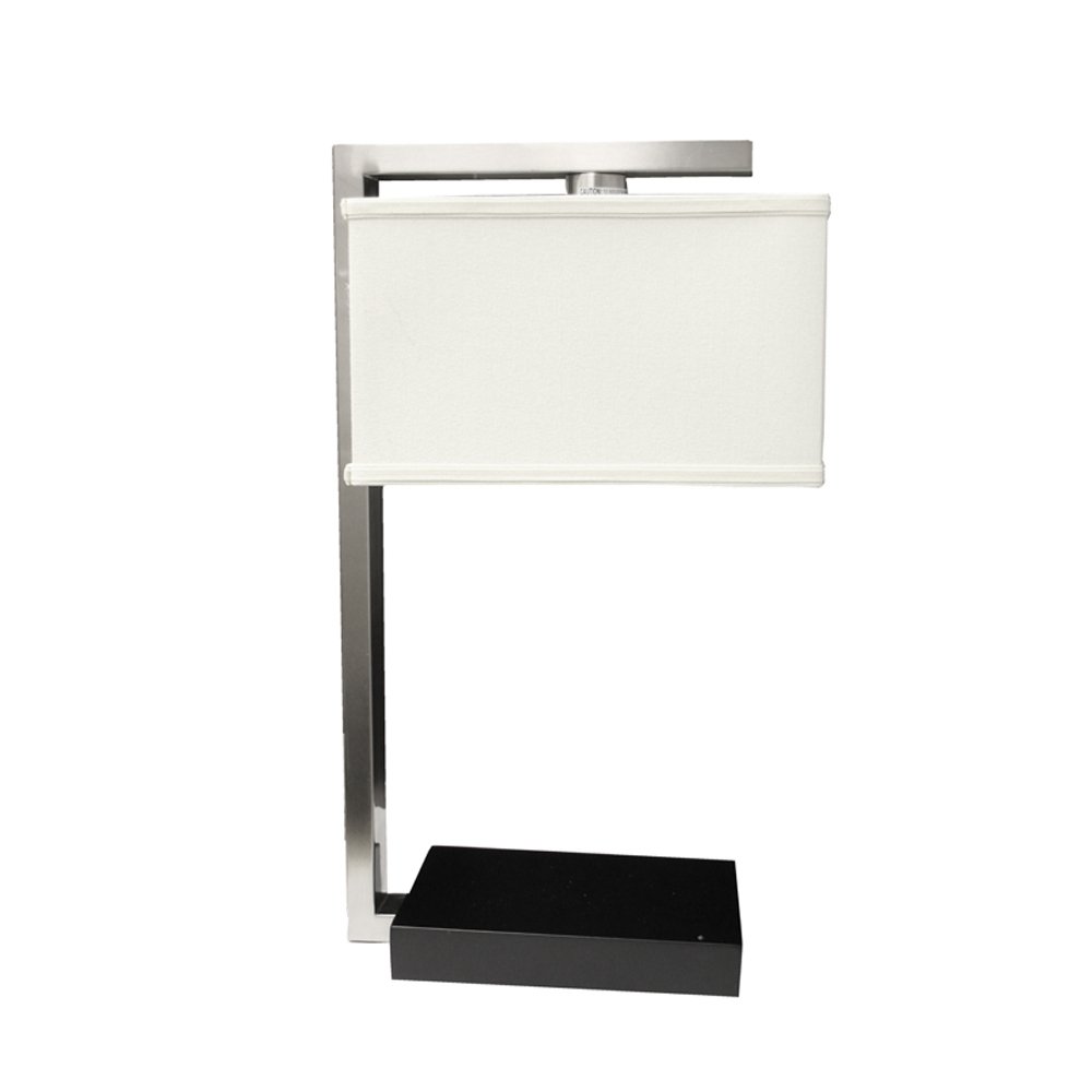 Ore International Floating Shade Table Lamp - Modern LED Night Light for Bedroom, Living Room & Office Decor - Perfect for Relaxation and Ambient Lighting