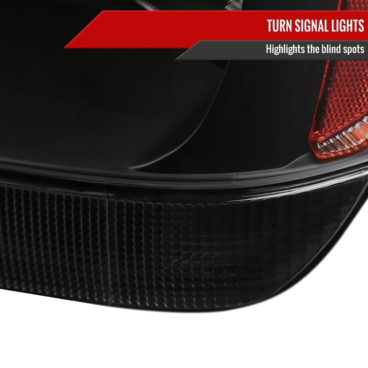 Jeep Grand Cherokee Headlights (1999-2004) - Black Replacement Headlamp Assembly Pair (Left + Right) for Improved Night Visibility & Off-Road Driving