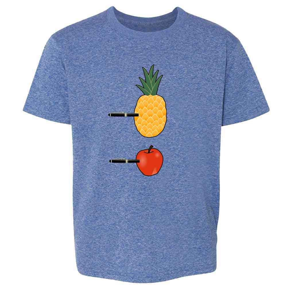 Pop Threads PPAP Pen Pineapple Apple Pen Meme Song T-Shirt for Youth, Kids, Boys & Girls - Fun Casual Wear for School, Parties & Meme Lovers