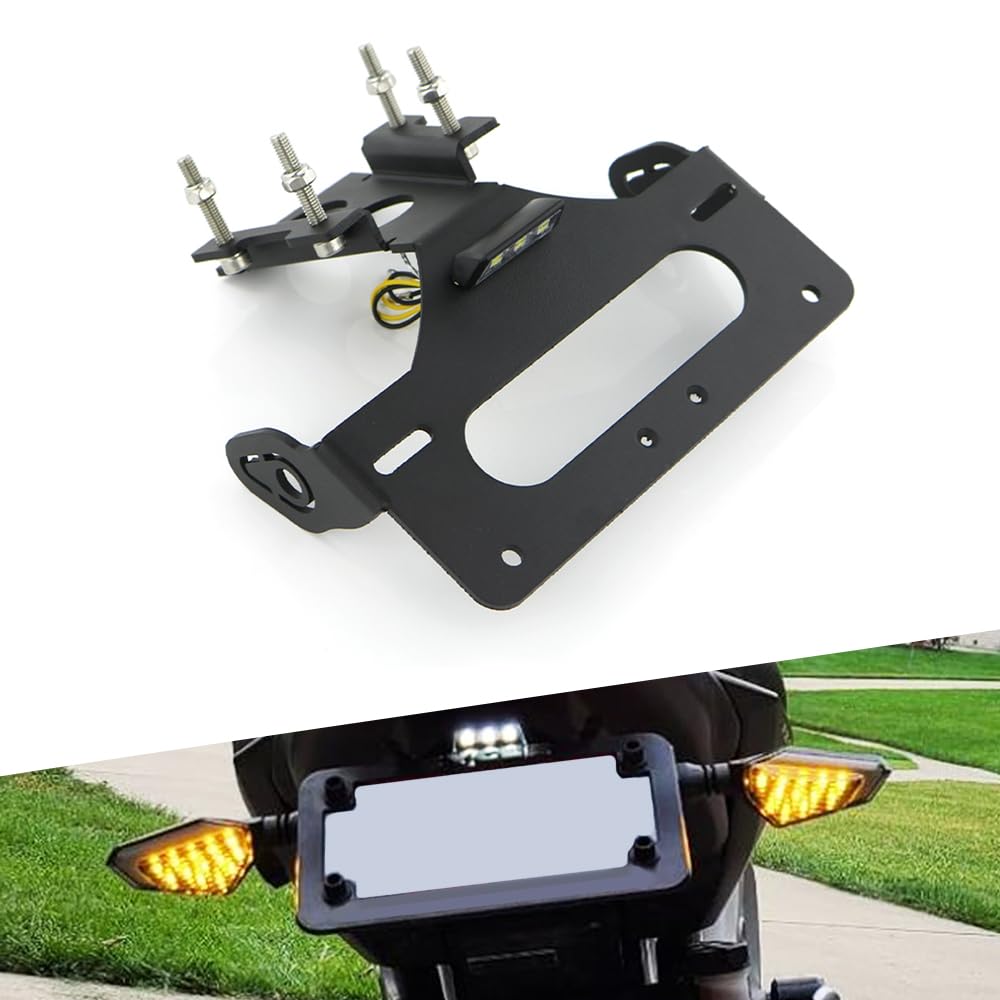 Xitomer Fender Eliminator Kit for Yamaha FZ-09/MT-09 (2014-2016) - Tail Tidy License Plate Holder with LED Light | Motorcycle Customization & Street Legal Upgrade