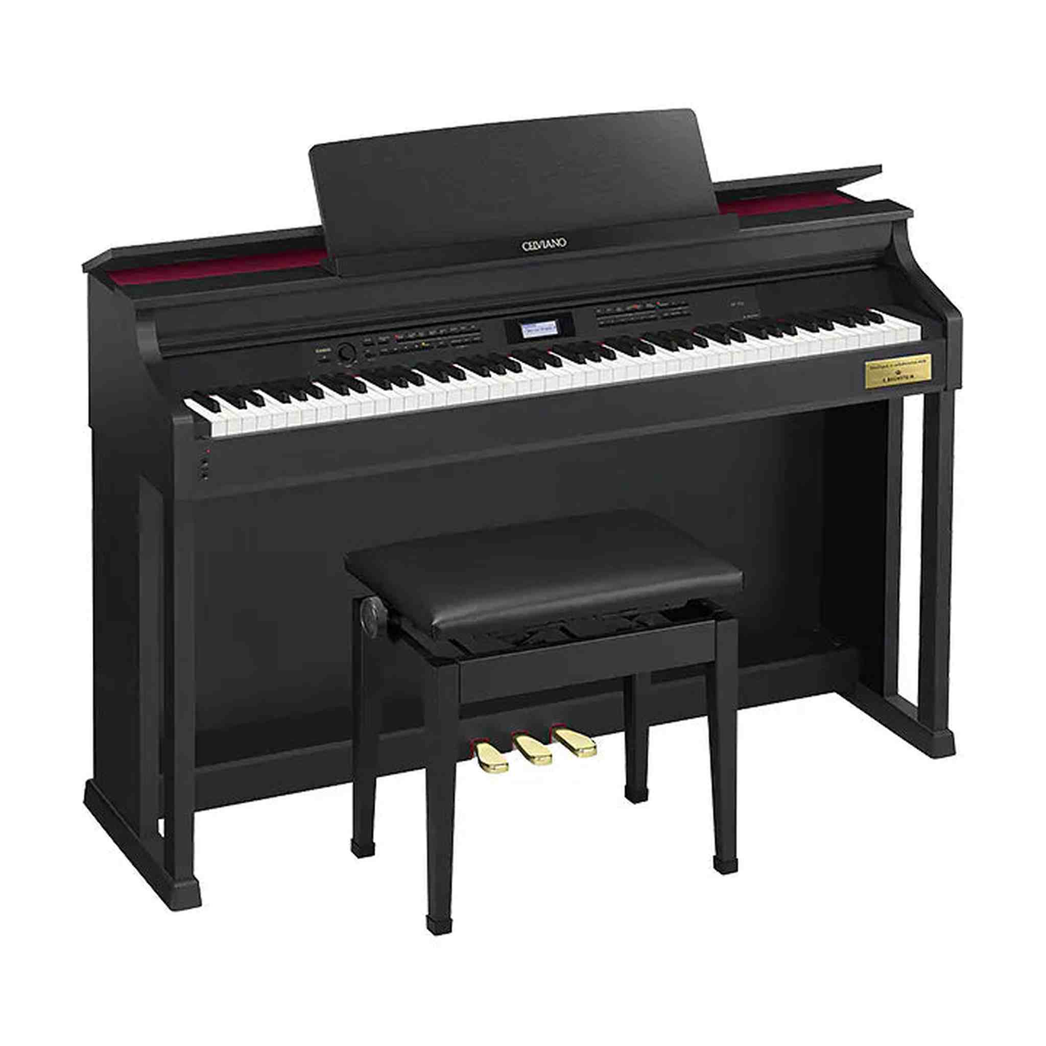 Casio AP710BK 88-Key Digital Piano with Weighted Keys - Premium Black Finish | Perfect for Home, Studio & Stage Performances